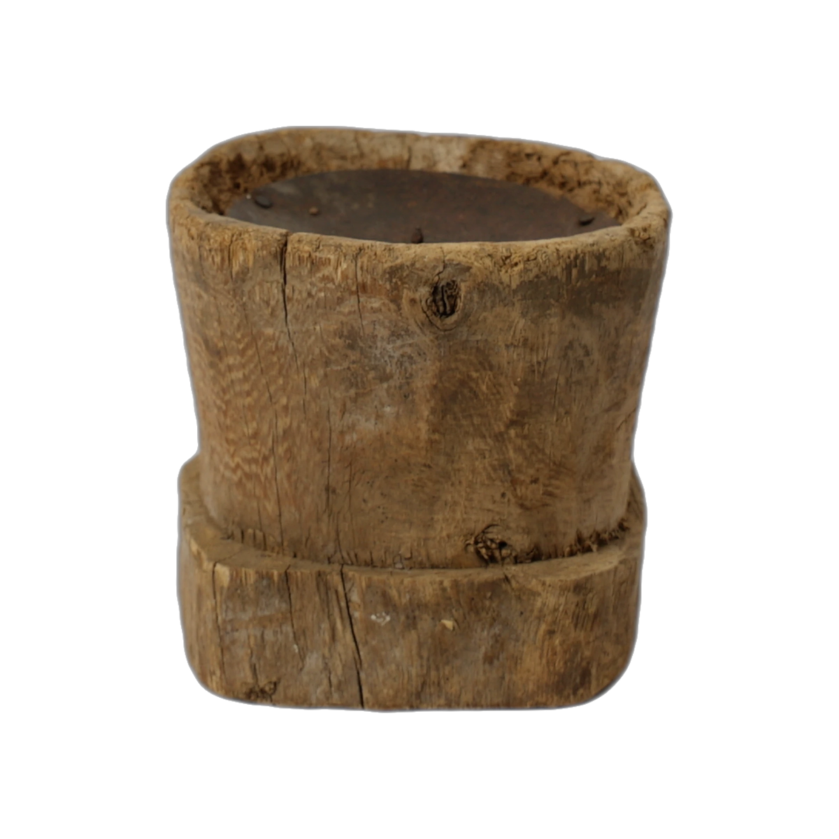 Bijani - Bougeoir en bois ancien n°113 - vue 4