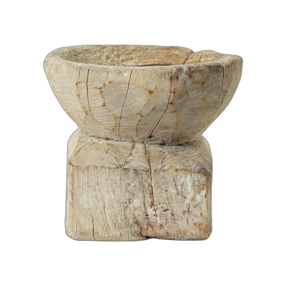 Bijani - Bougeoir en bois ancien n°114 - vue 3