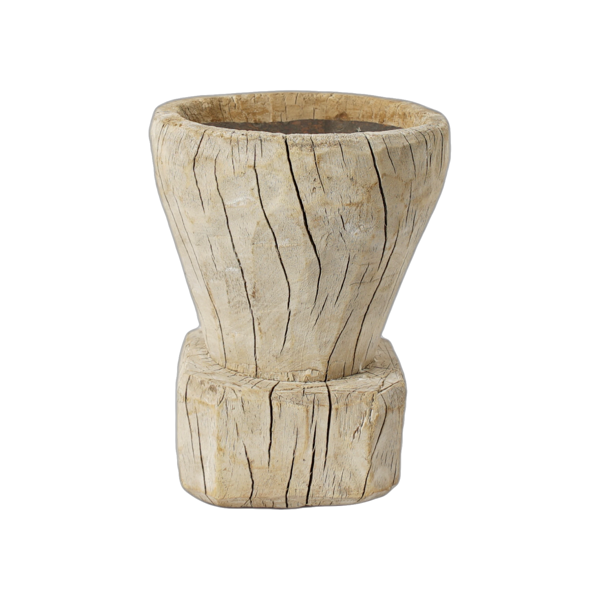 Bijani - Bougeoir en bois ancien n°118 - vue 2
