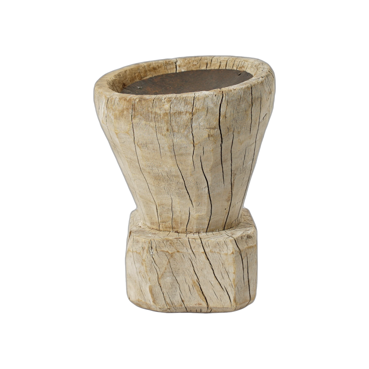 Bijani - Bougeoir en bois ancien n°118 - vue 3