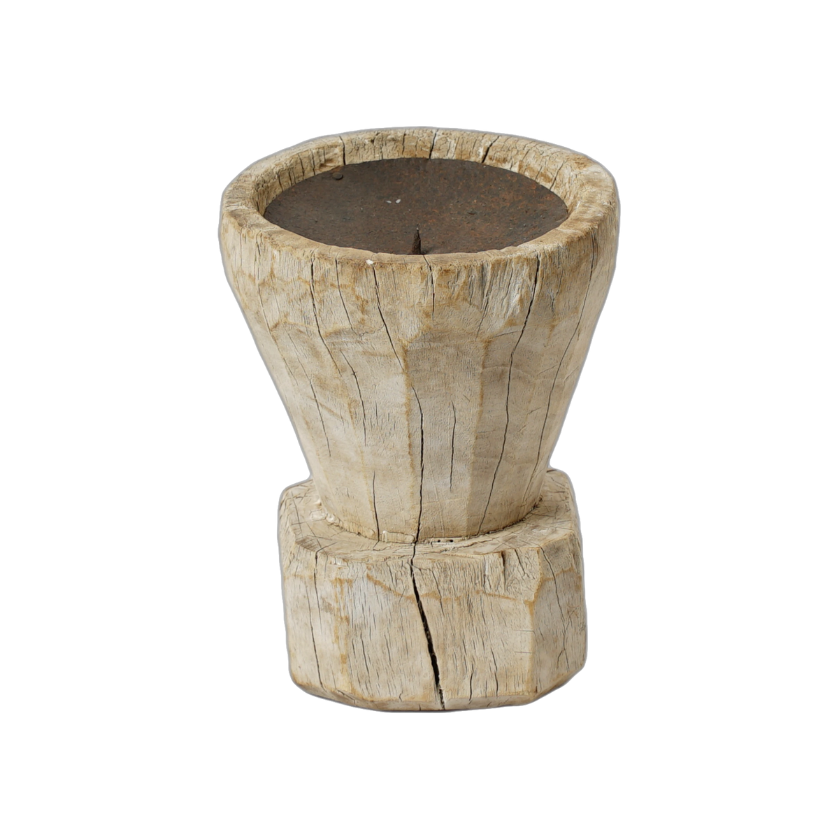 Bijani - Bougeoir en bois ancien n°118 - vue 4