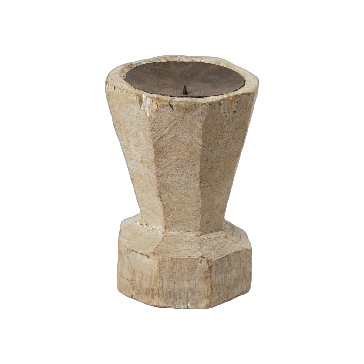 Bijani - Bougeoir en bois ancien n°119 - vue 4