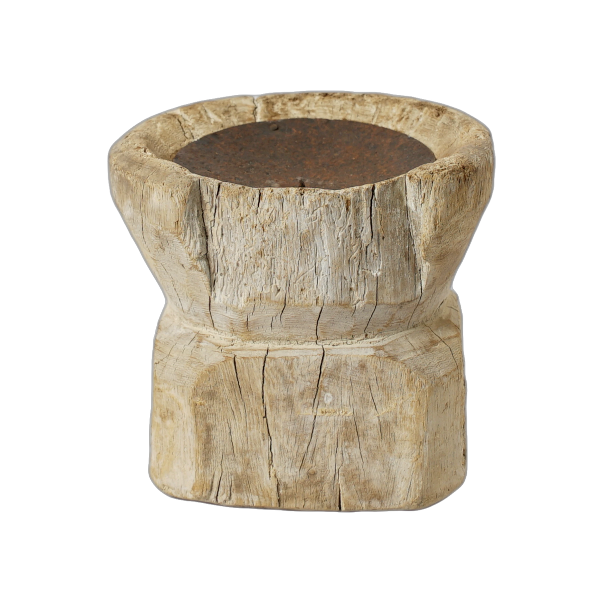 Bijani - Bougeoir en bois ancien n°121