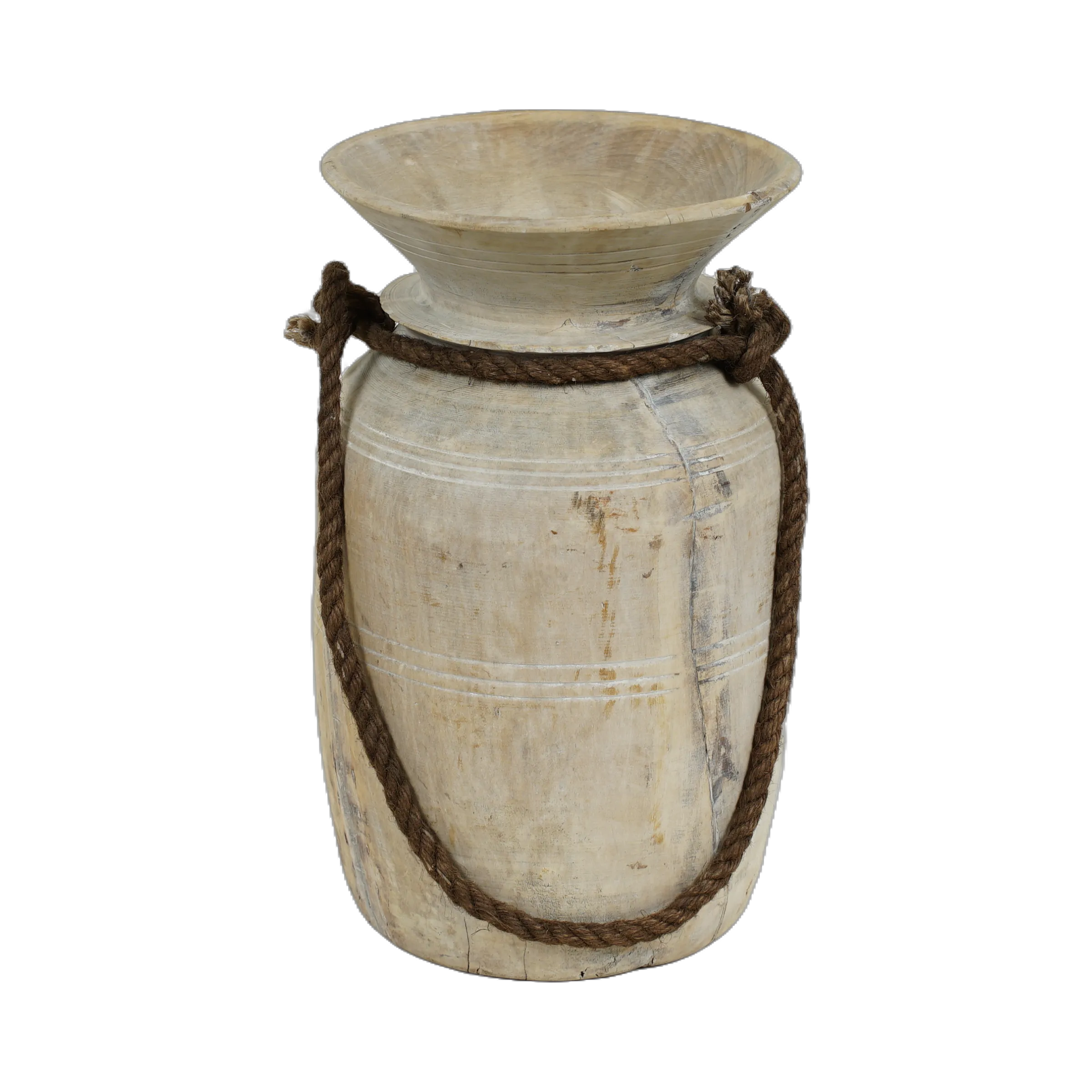 Tosh - Pot ancien en bois n°5