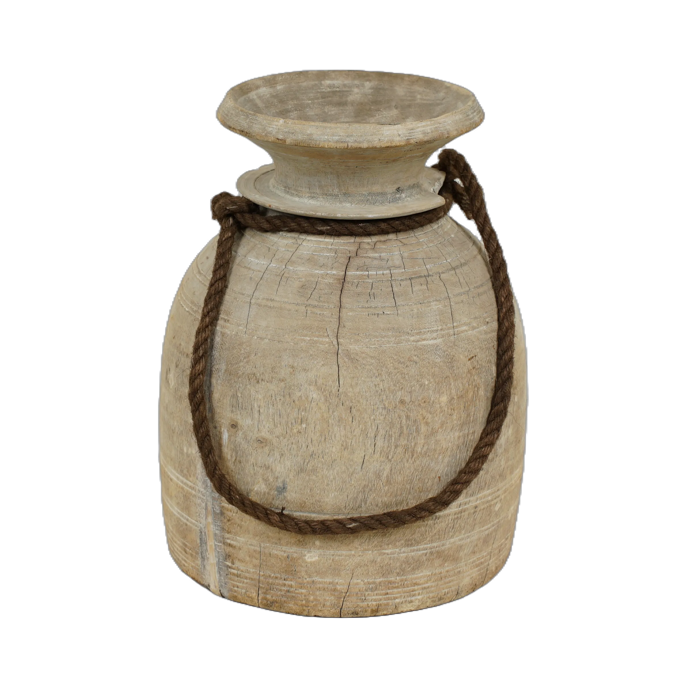 Tosh - Pot ancien en bois n°4