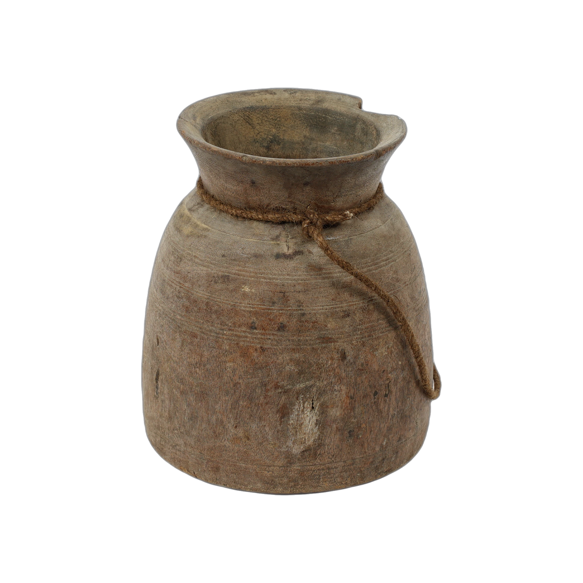 Tosh - Pot ancien en bois n°68 - vue 2