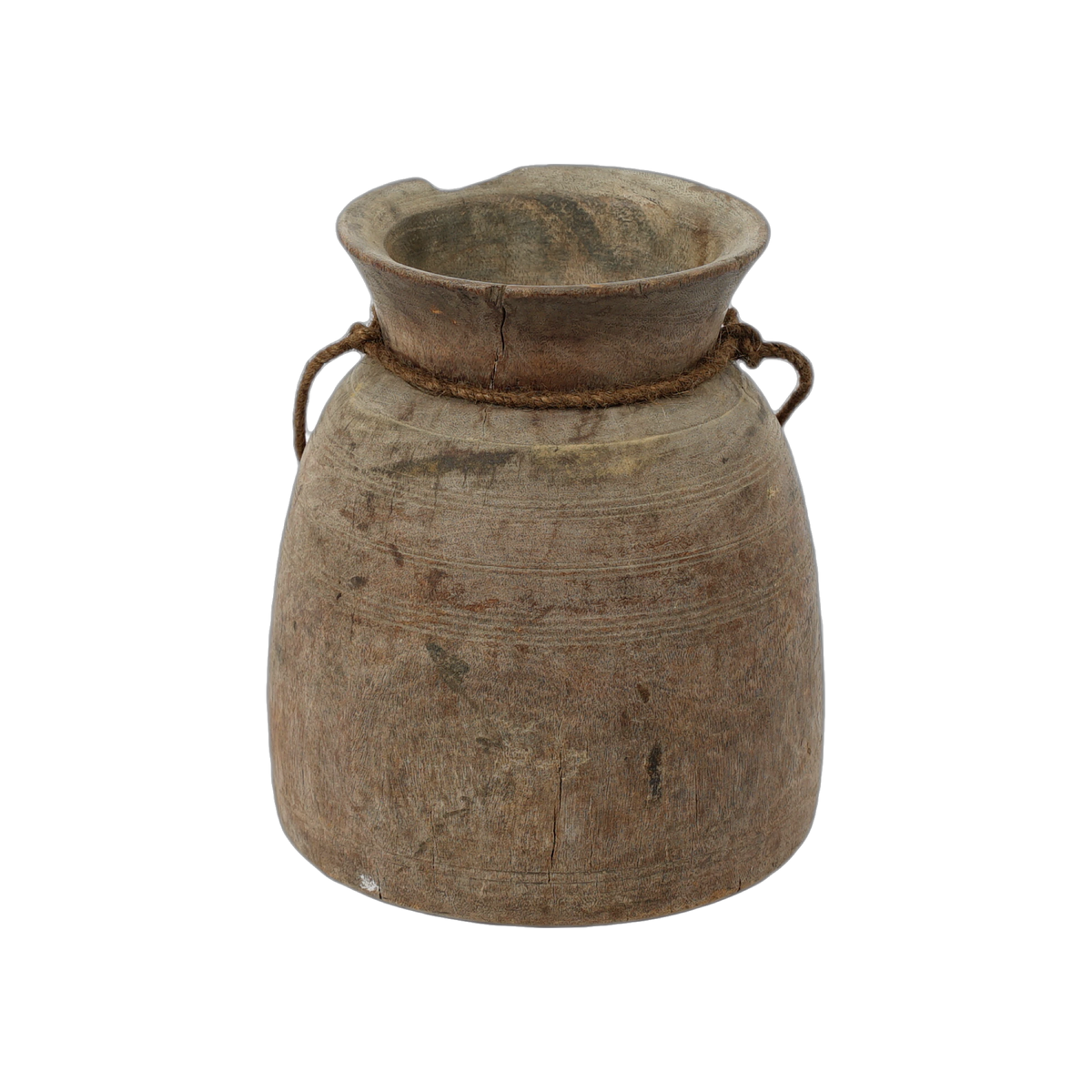 Tosh - Pot ancien en bois n°68 - vue 3
