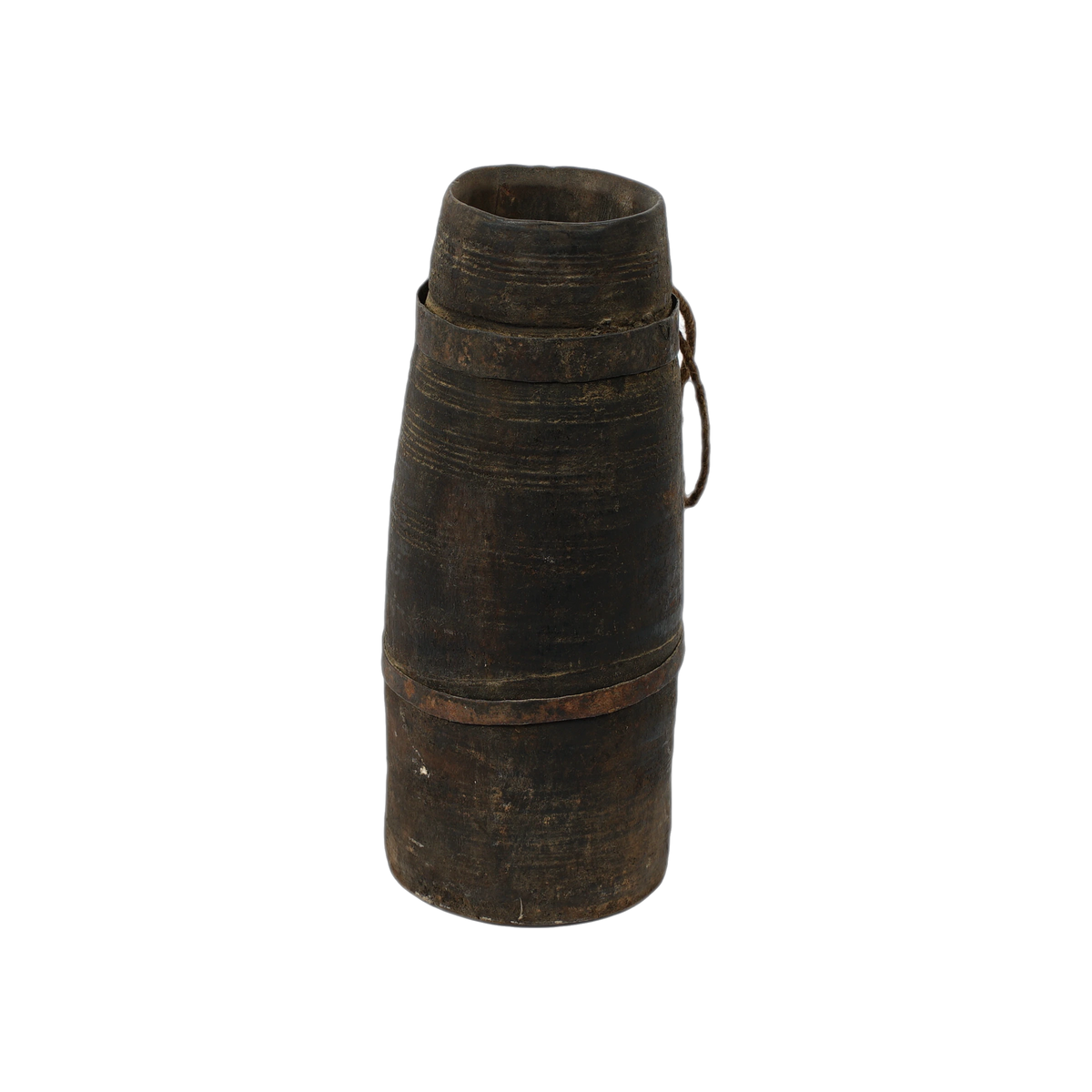 Tosh - Pot ancien en bois n°69 - vue 2