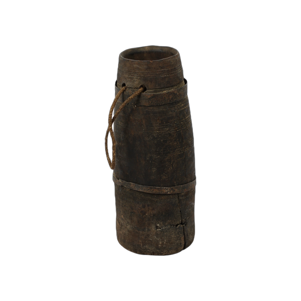 Tosh - Pot ancien en bois n°69 - vue 4