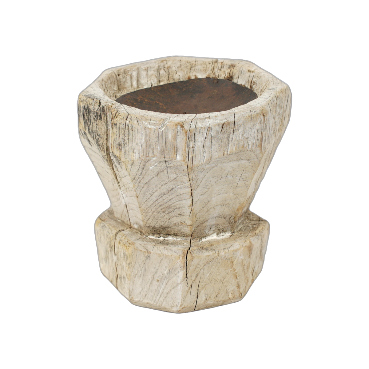 Bijani - Bougeoir en bois ancien n°124 - vue 3
