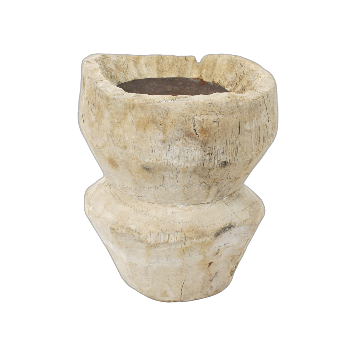 Bijani - Bougeoir en bois ancien n°125