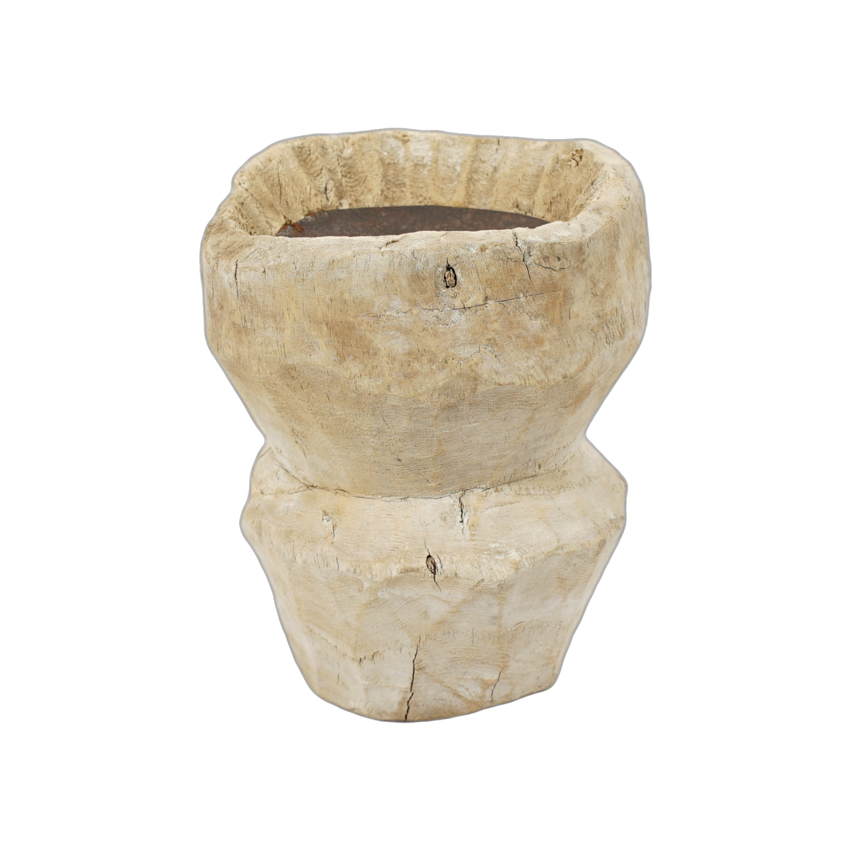 Bijani - Bougeoir en bois ancien n°125 - vue 2