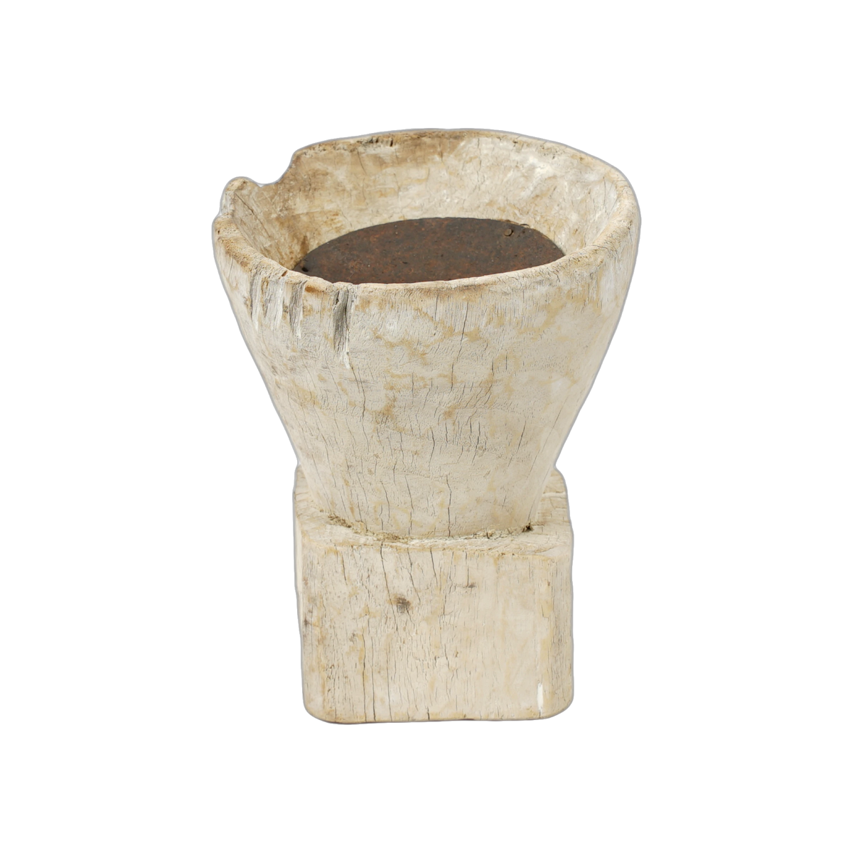Bijani - Bougeoir en bois ancien n°129 - vue 2