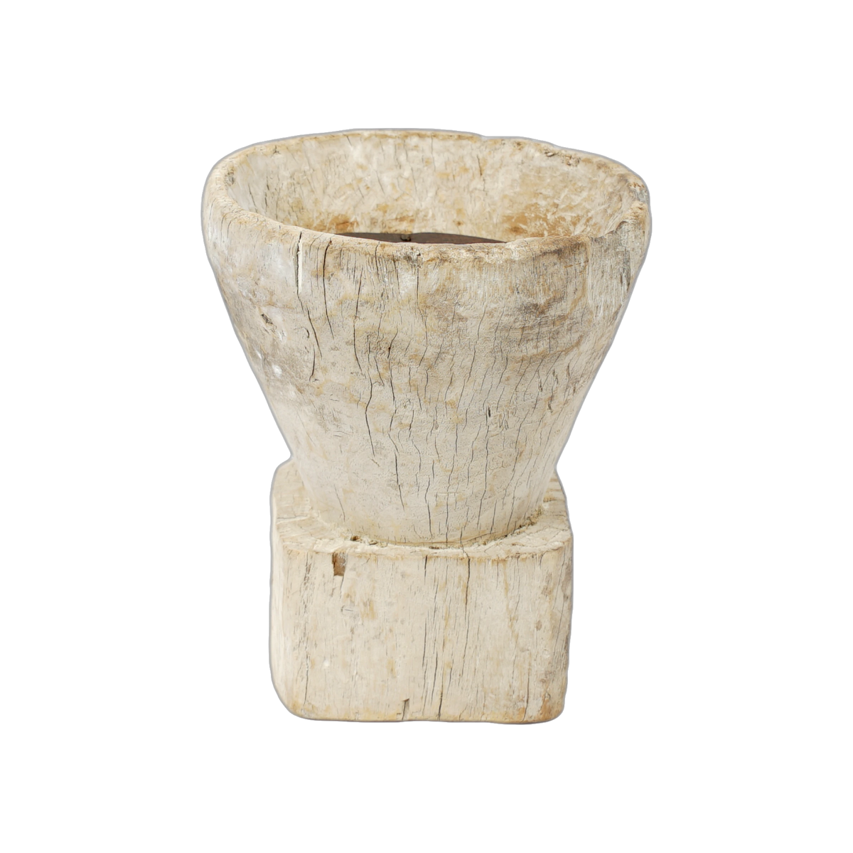 Bijani - Bougeoir en bois ancien n°129 - vue 4
