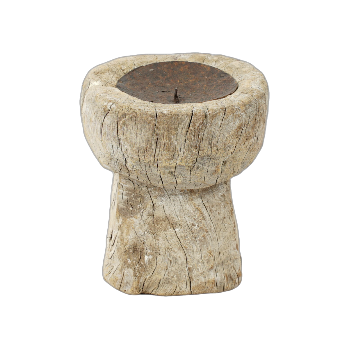 Bijani - Bougeoir en bois ancien n°131 - vue 3