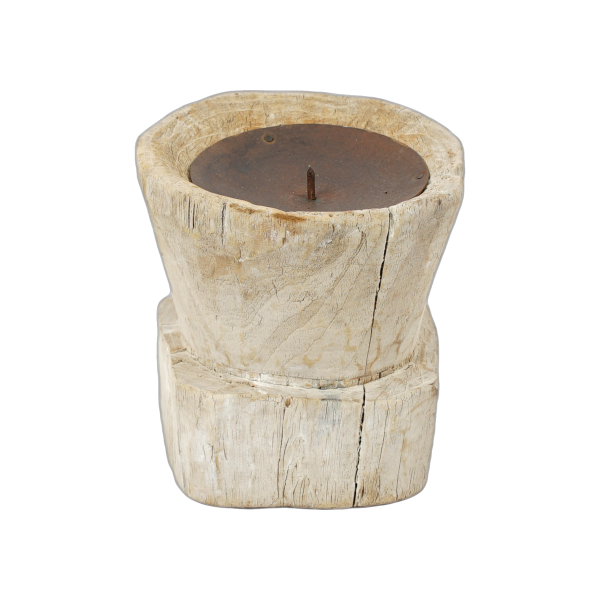 Bijani - Bougeoir en bois ancien n°134