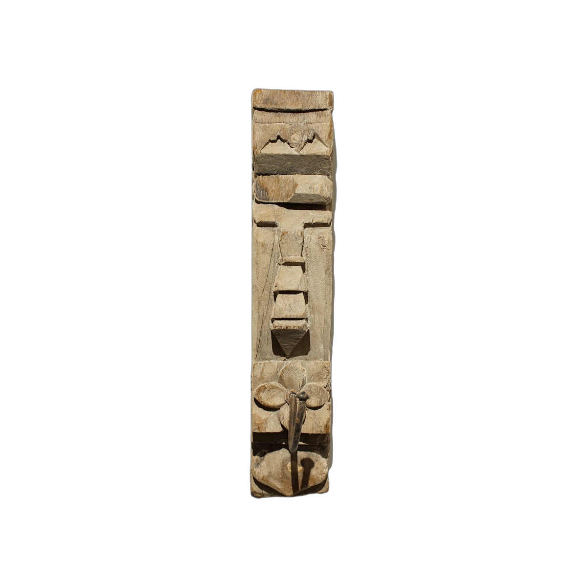 Gulab - Patère en bois sculpté n°39