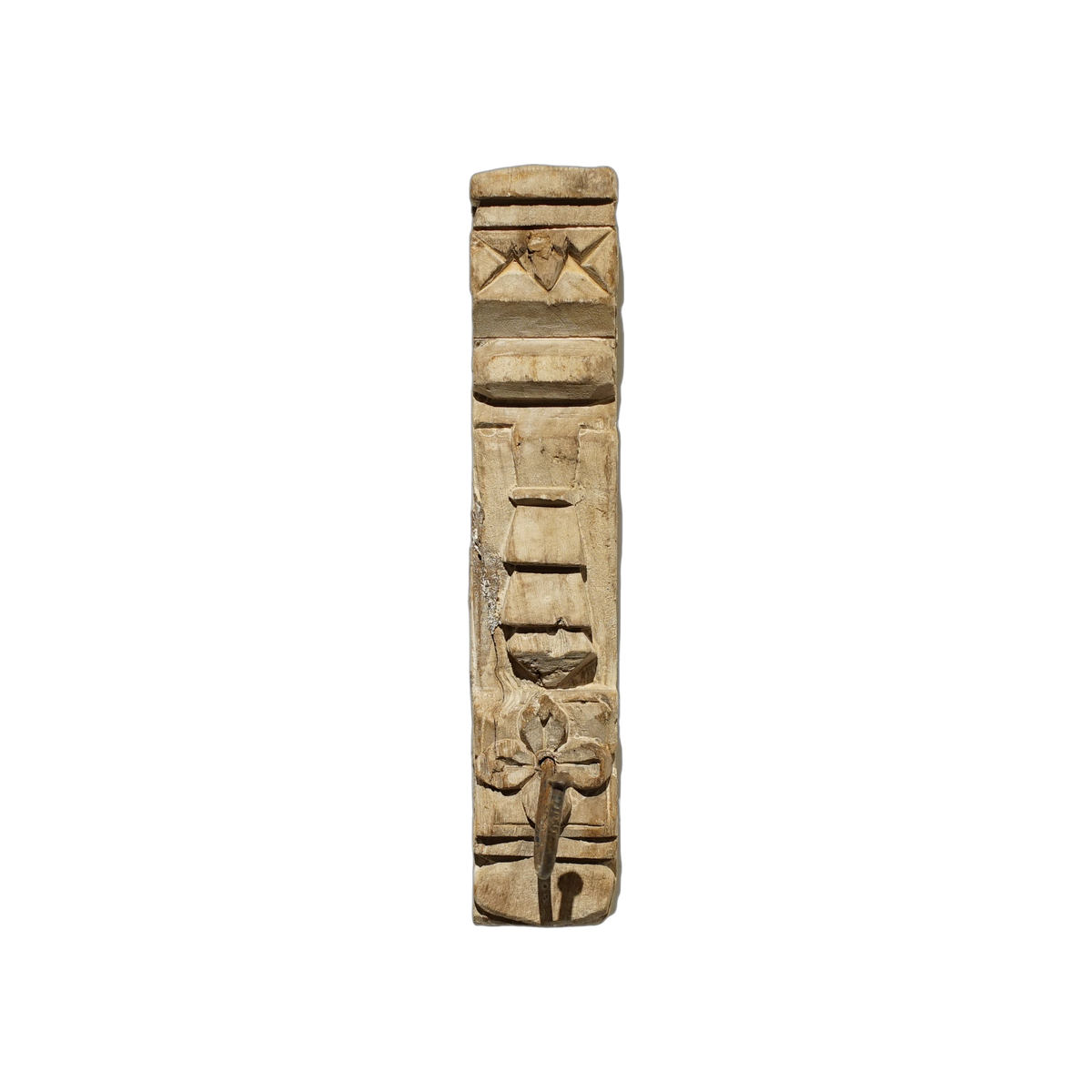 Gulab - Patère en bois sculpté n°45