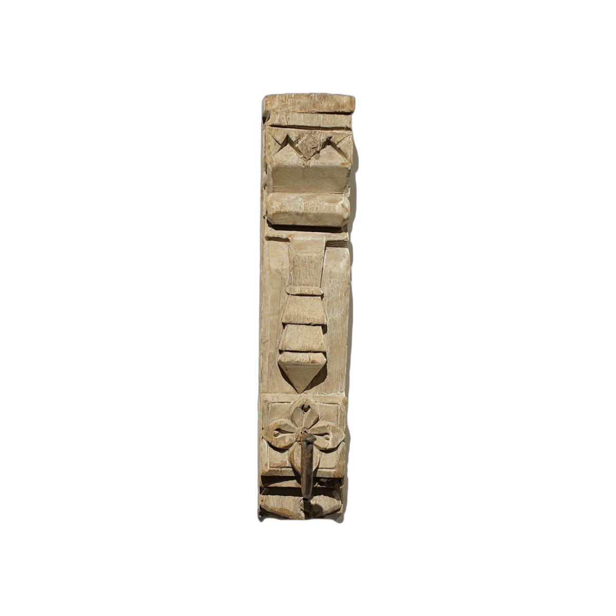 Gulab - Patère en bois sculpté n°47