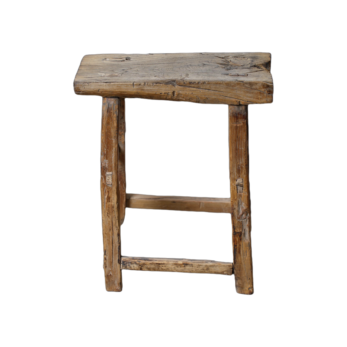 Zao - Tabouret chinois ancien en orme n°34
