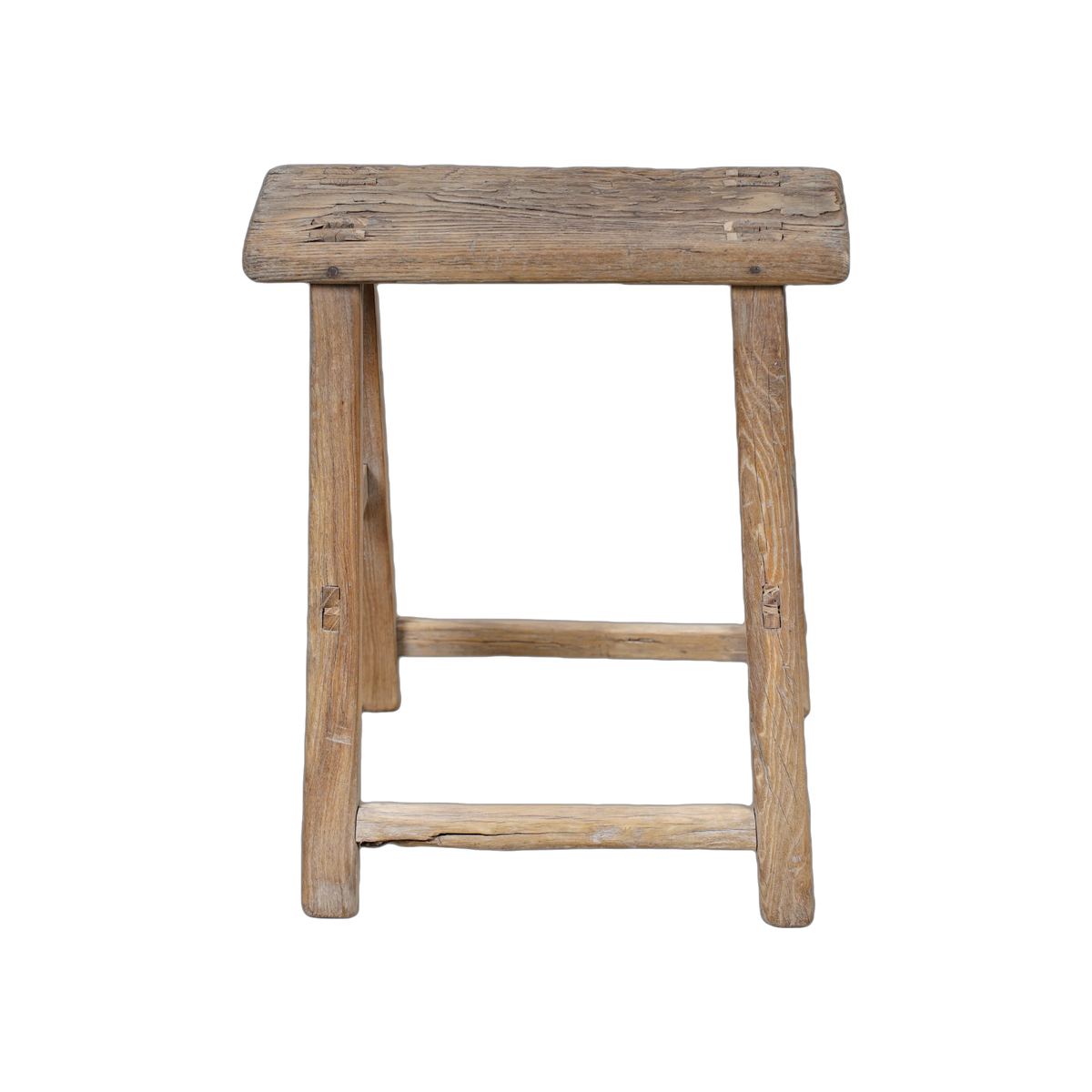 Zao - Tabouret chinois ancien en orme n°35