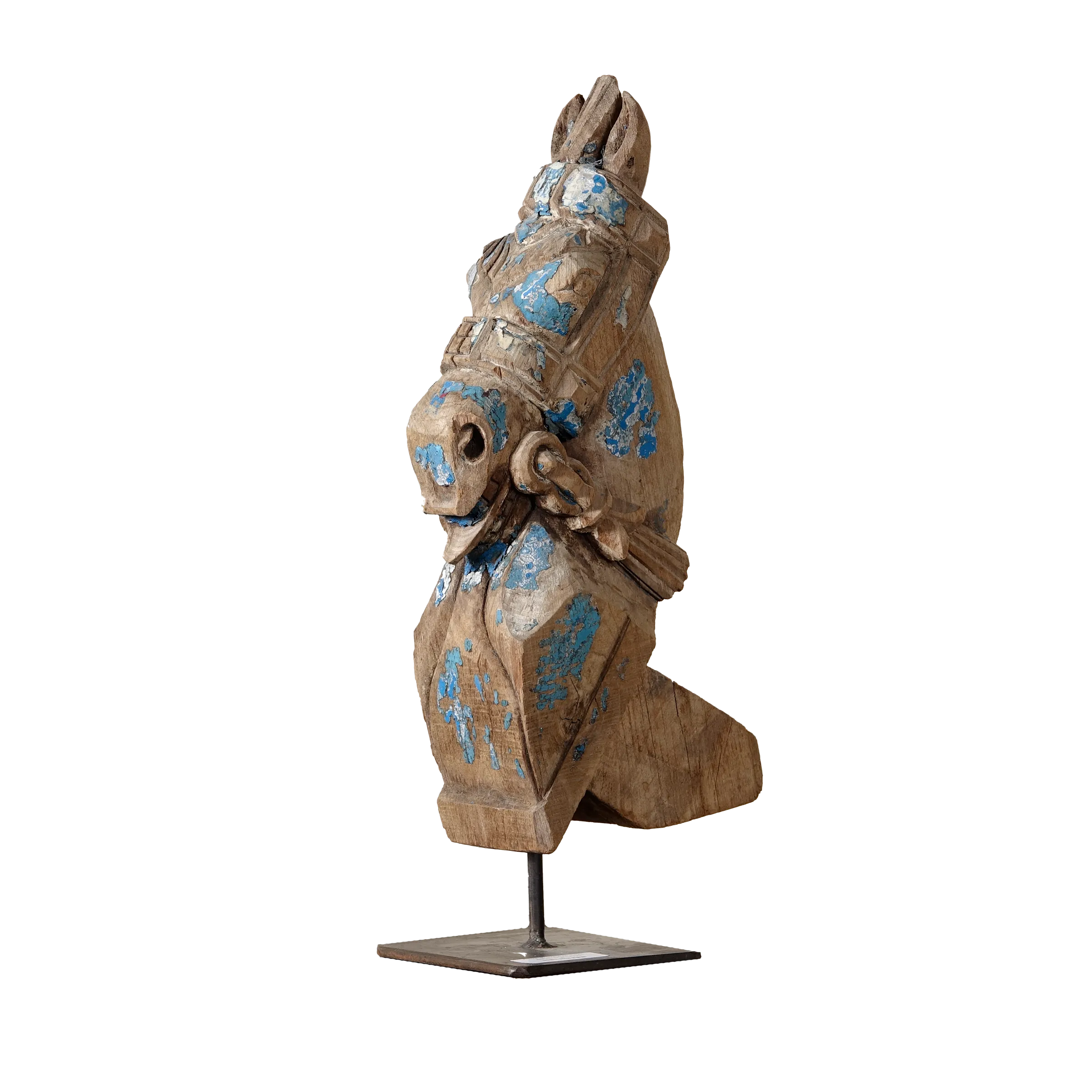 Ashva - Protomé de cheval en bois n°10