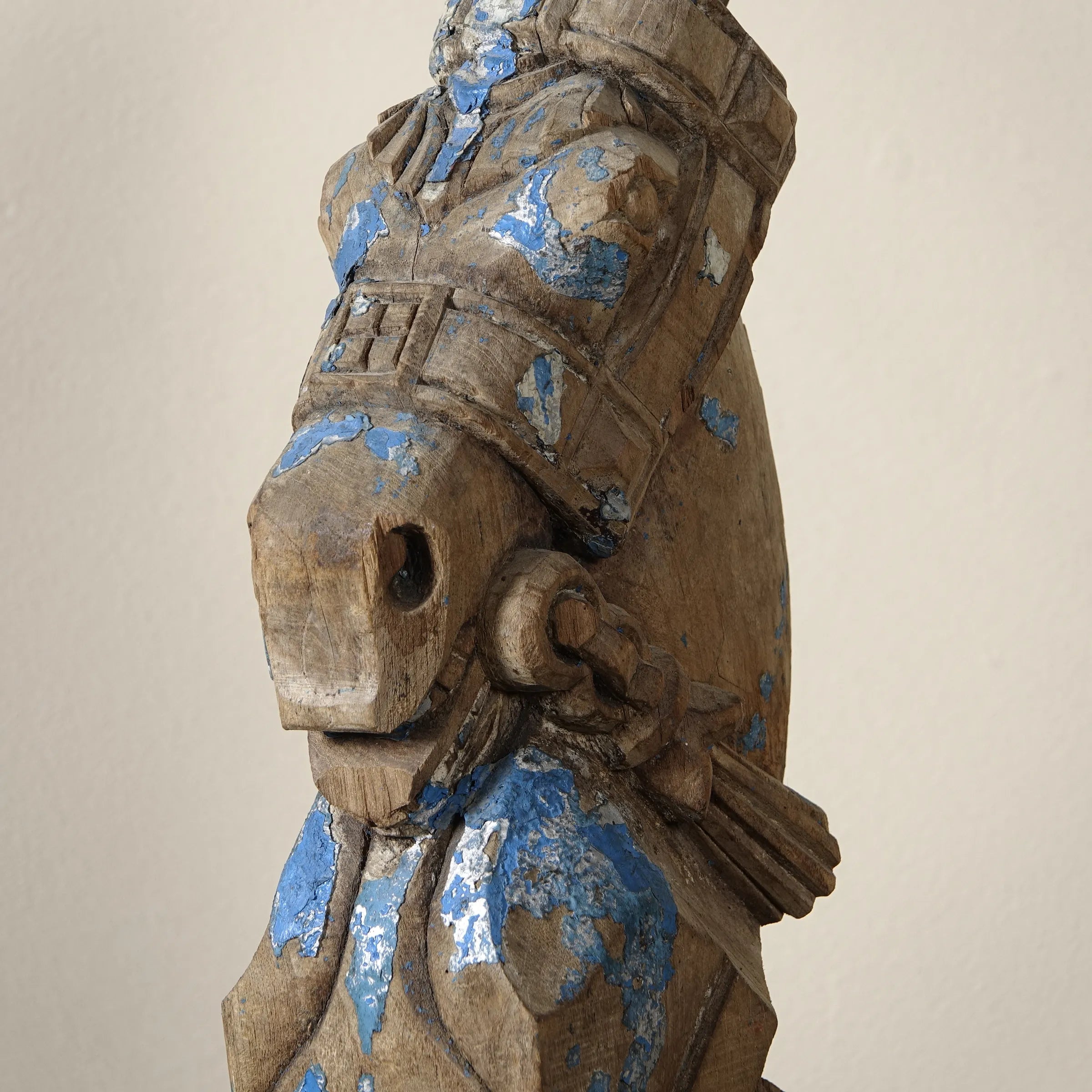 Ashva - Protomé de cheval en bois n°11