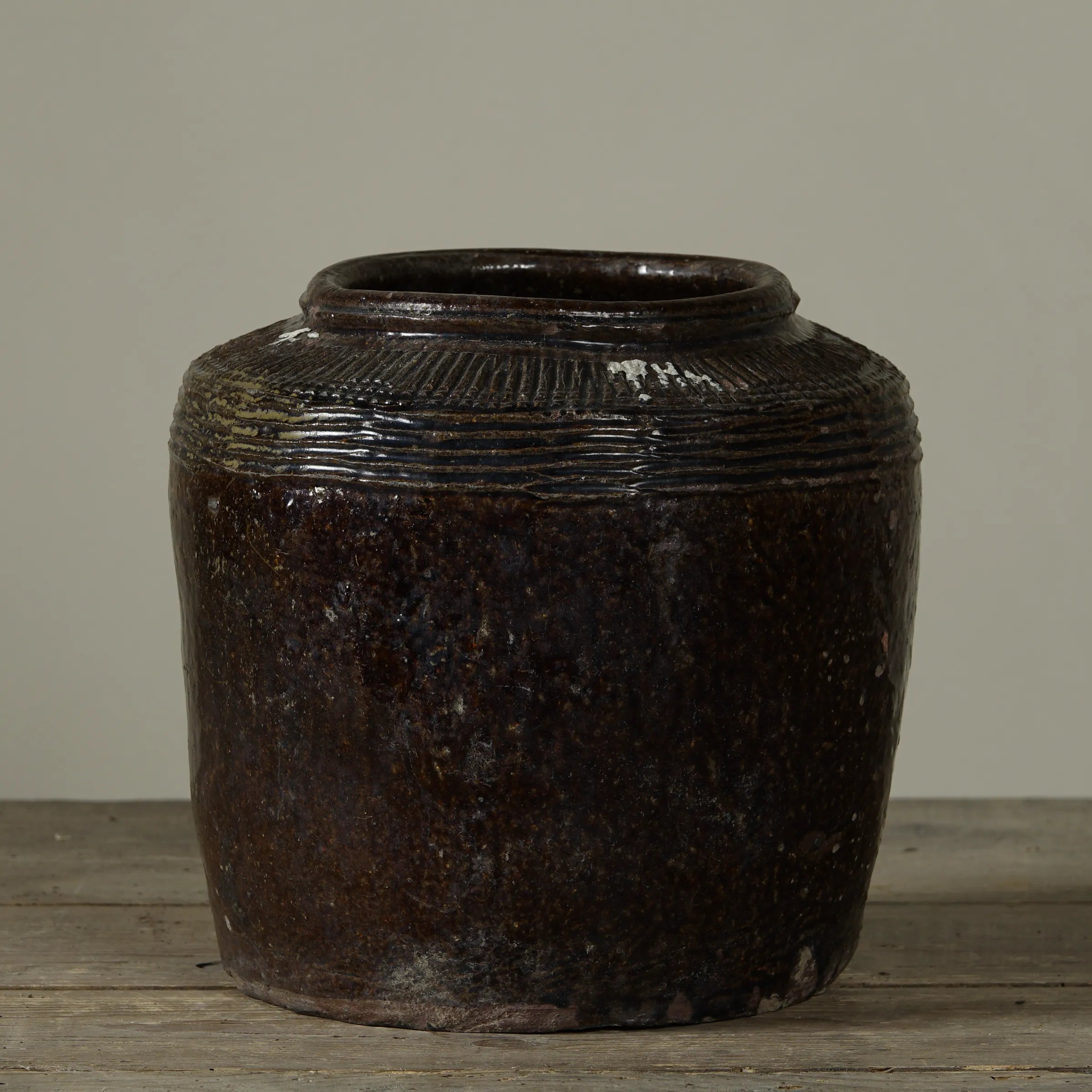 Yishui - Ancien pot chinois émaillé n°2