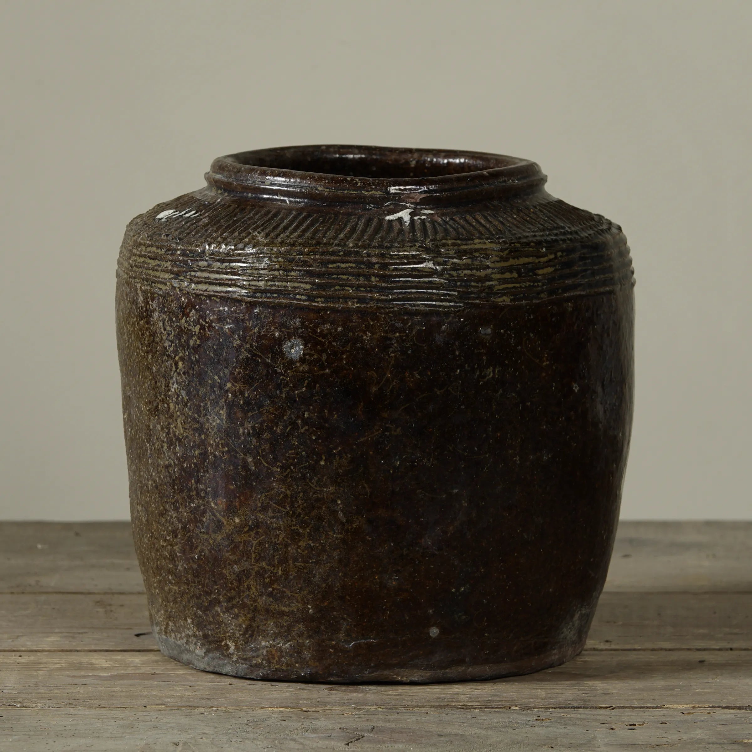 Yishui - Ancien pot chinois émaillé n°2
