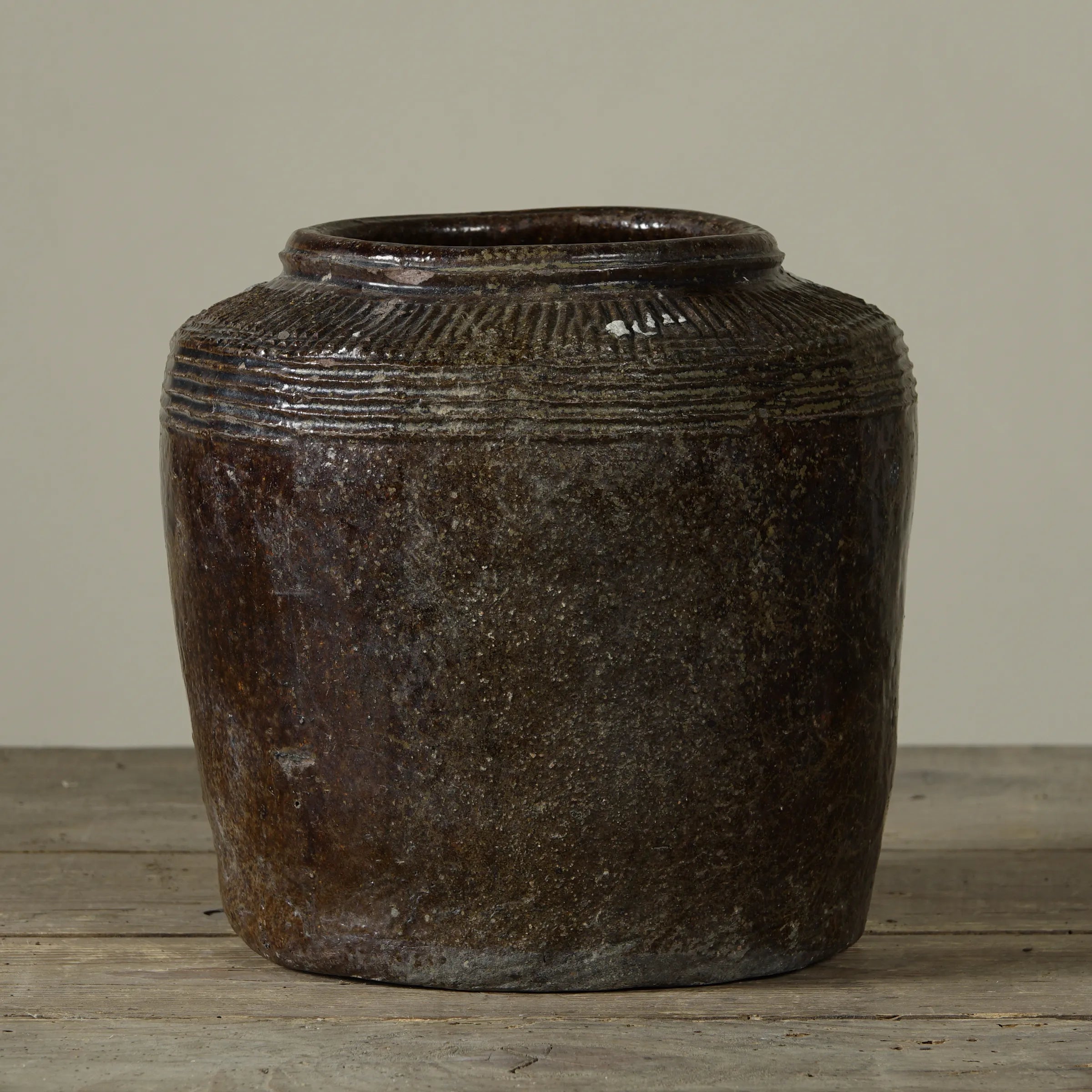 Yishui - Ancien pot chinois émaillé n°2