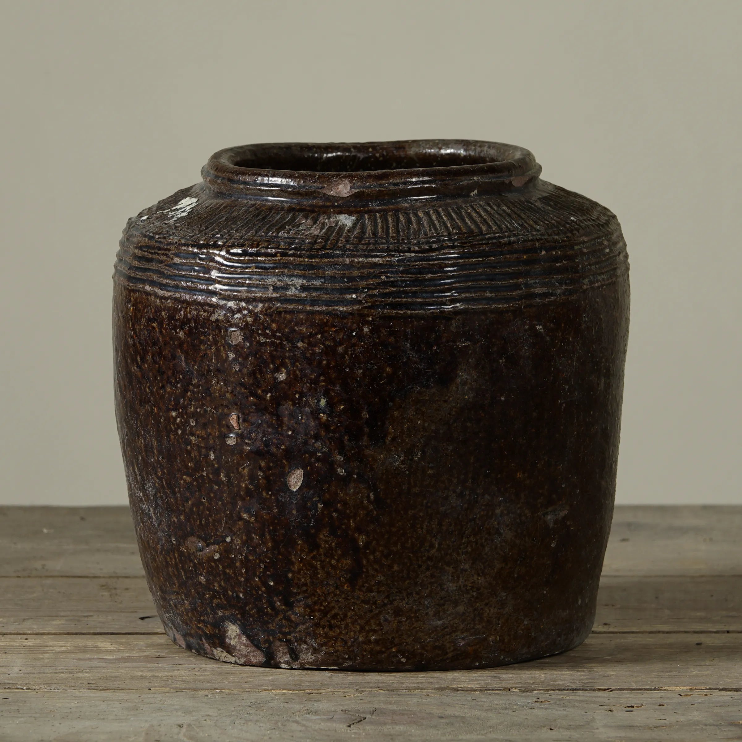 Yishui - Ancien pot chinois émaillé n°2