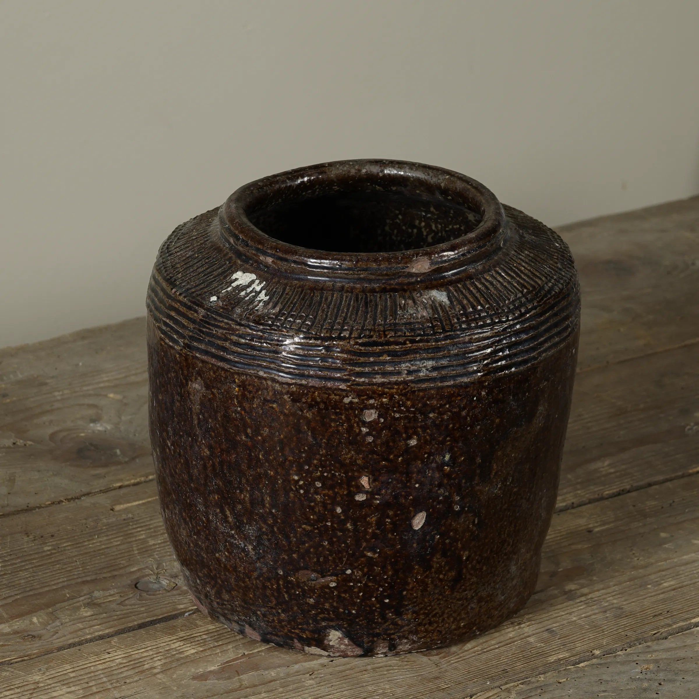 Yishui - Ancien pot chinois émaillé n°2