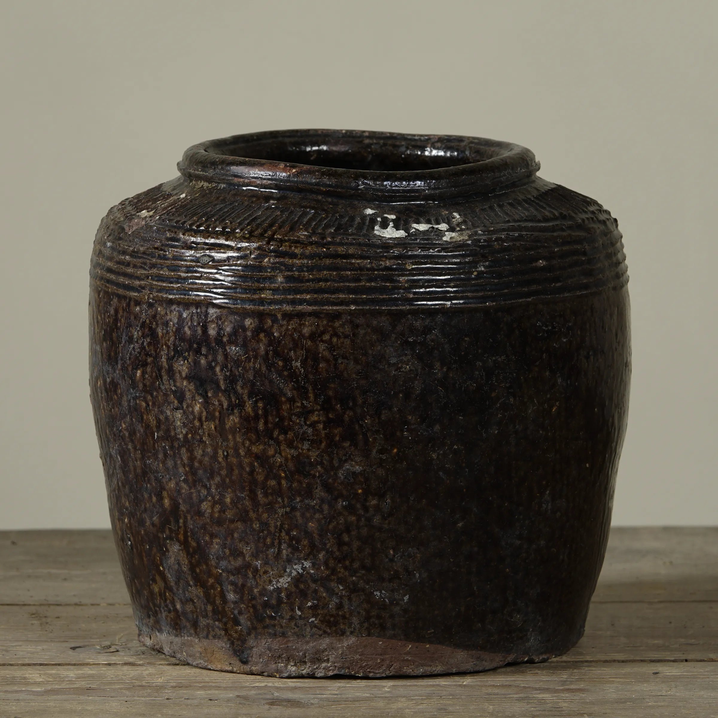 Yishui - Ancien pot chinois émaillé n°3