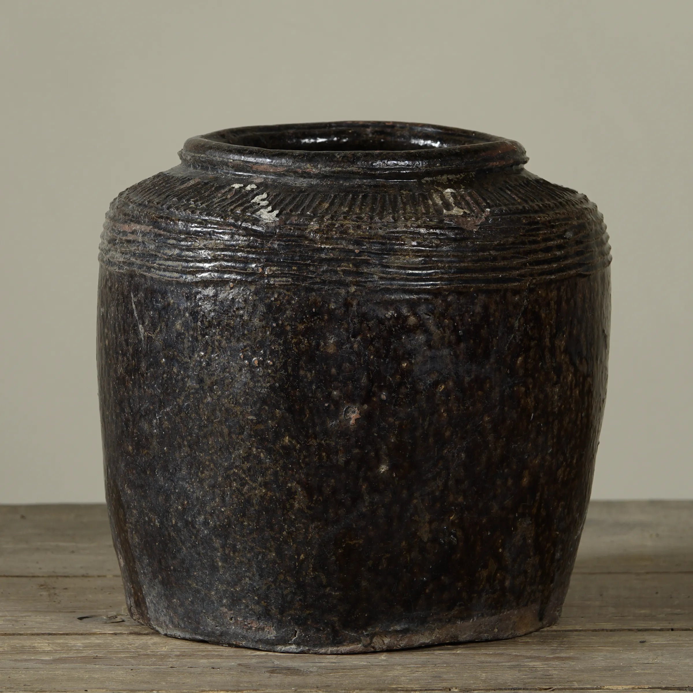 Yishui - Ancien pot chinois émaillé n°3