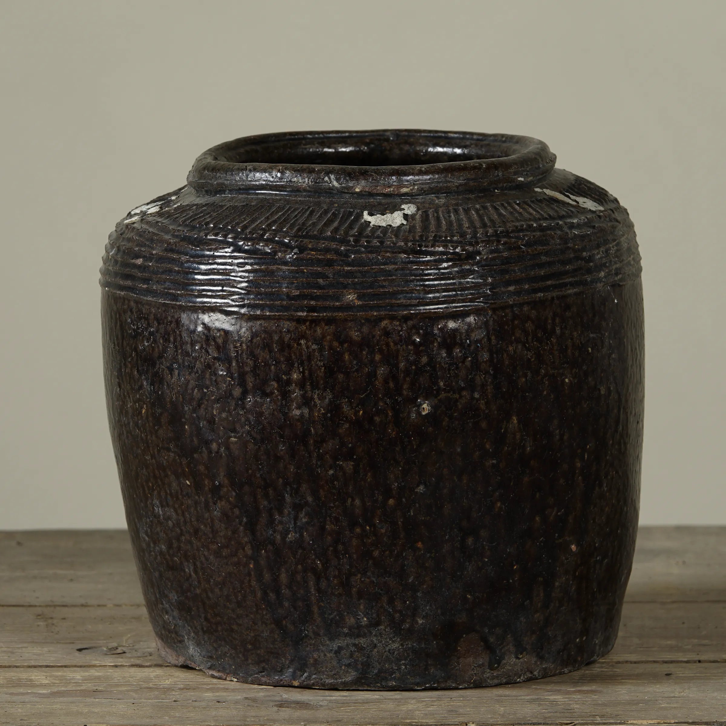 Yishui - Ancien pot chinois émaillé n°3