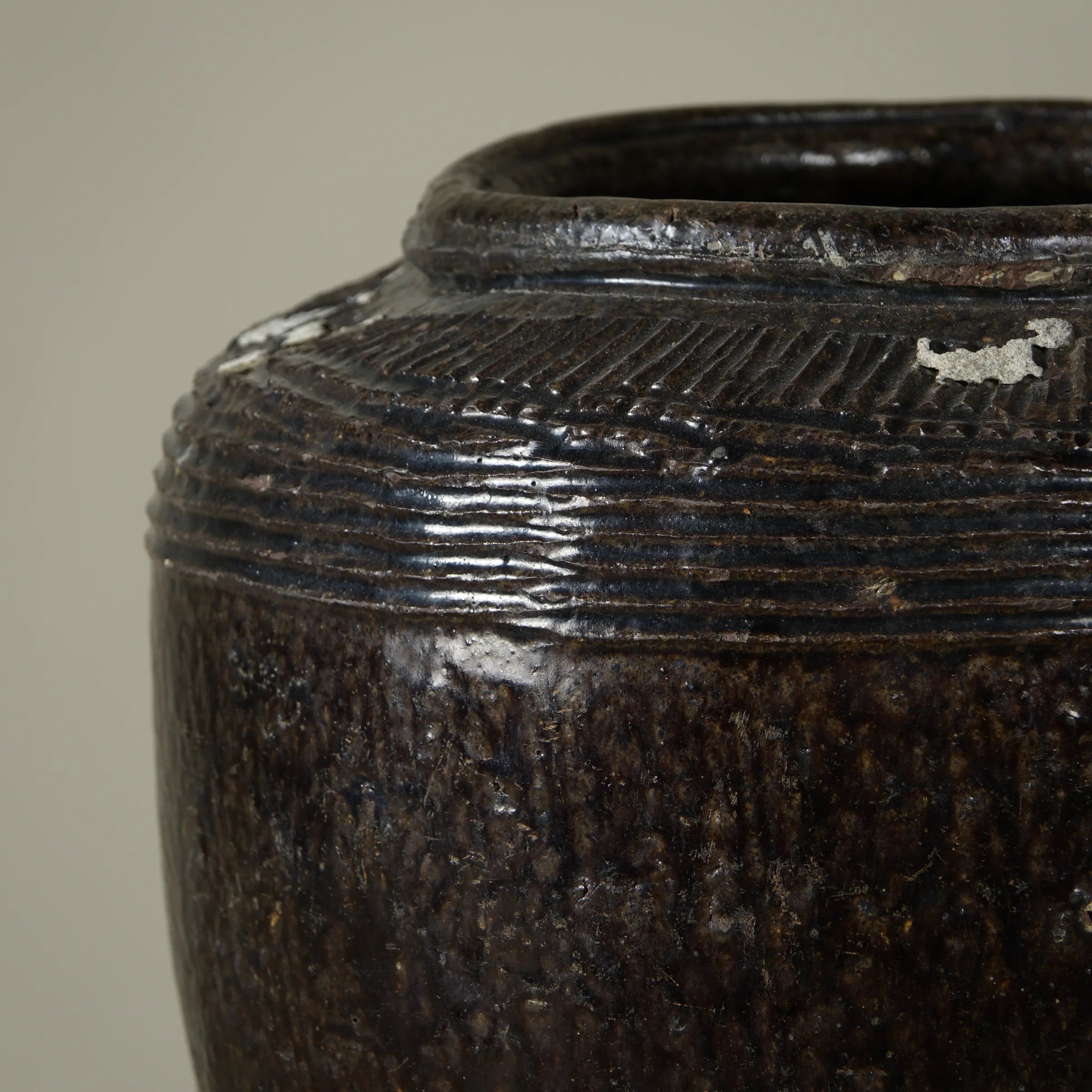 Yishui - Ancien pot chinois émaillé n°3