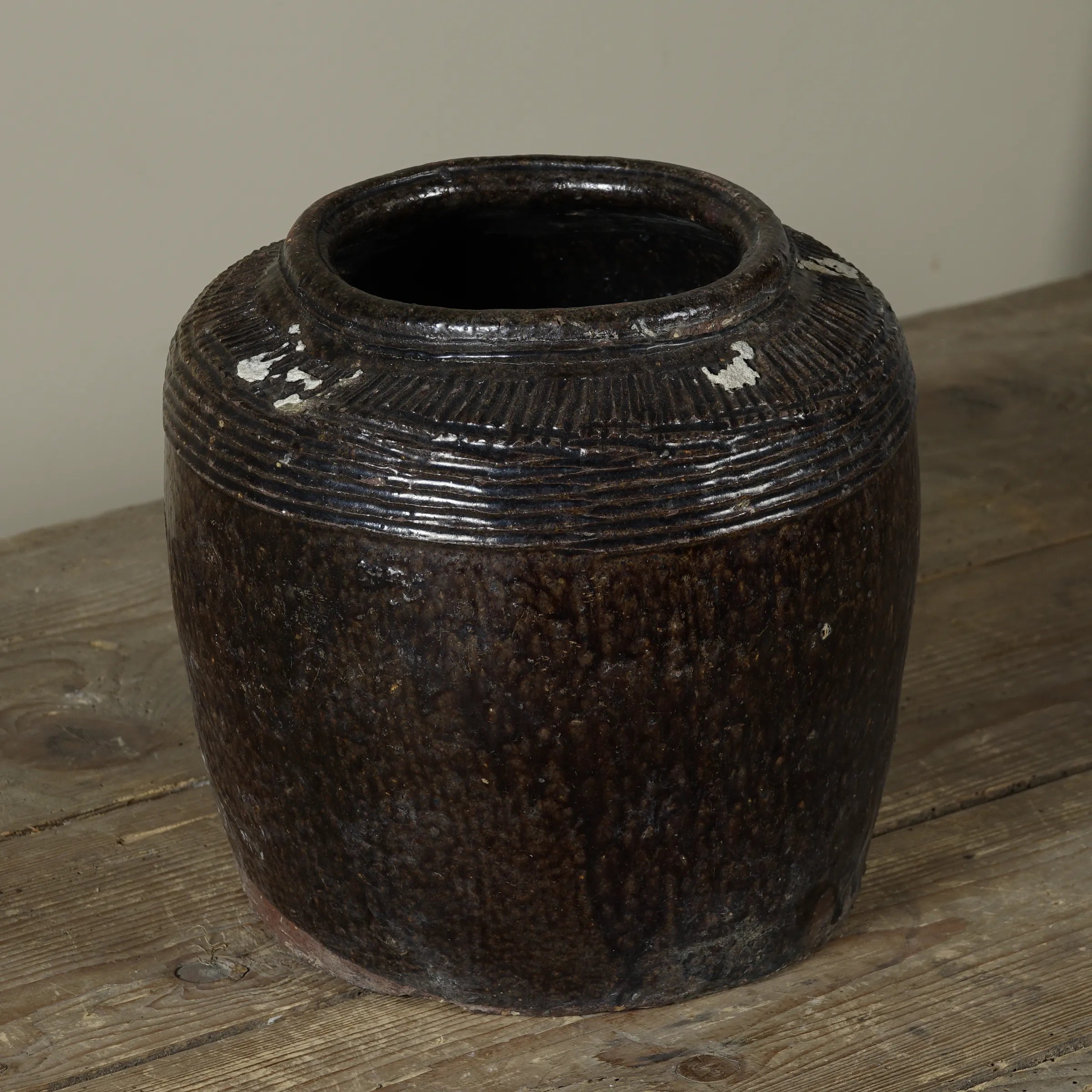 Yishui - Ancien pot chinois émaillé n°3