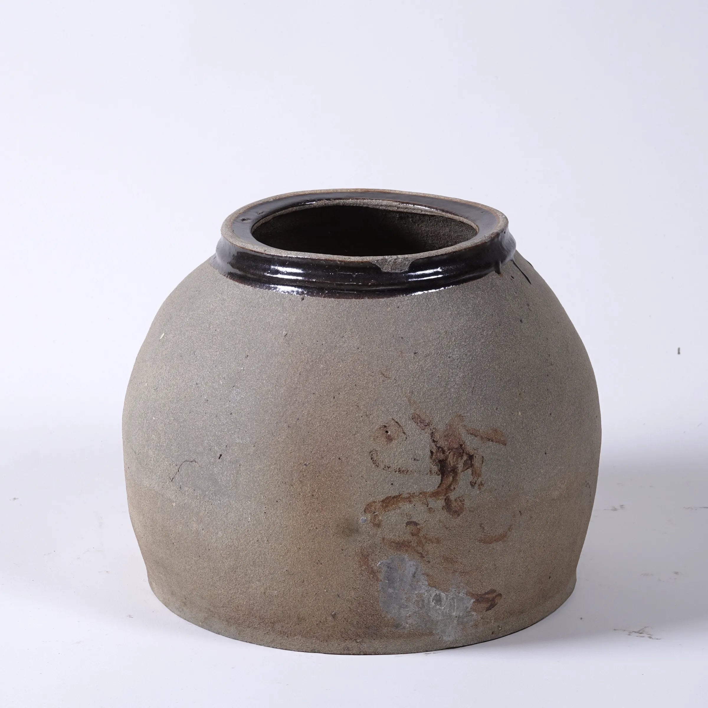 Anping - Pot chinois en terre cuite à col brun n°1