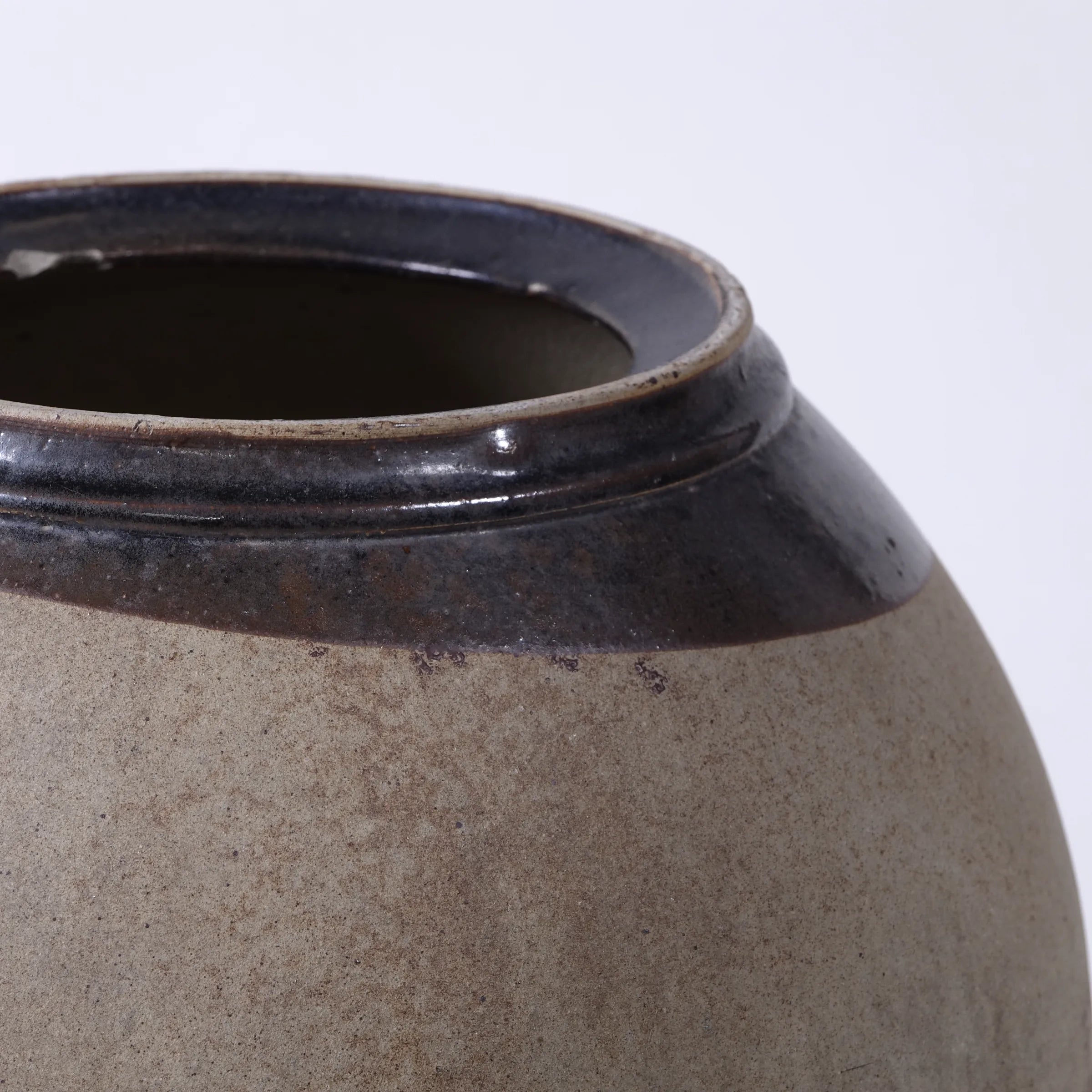 Anping - Pot chinois en terre cuite à col brun n°2