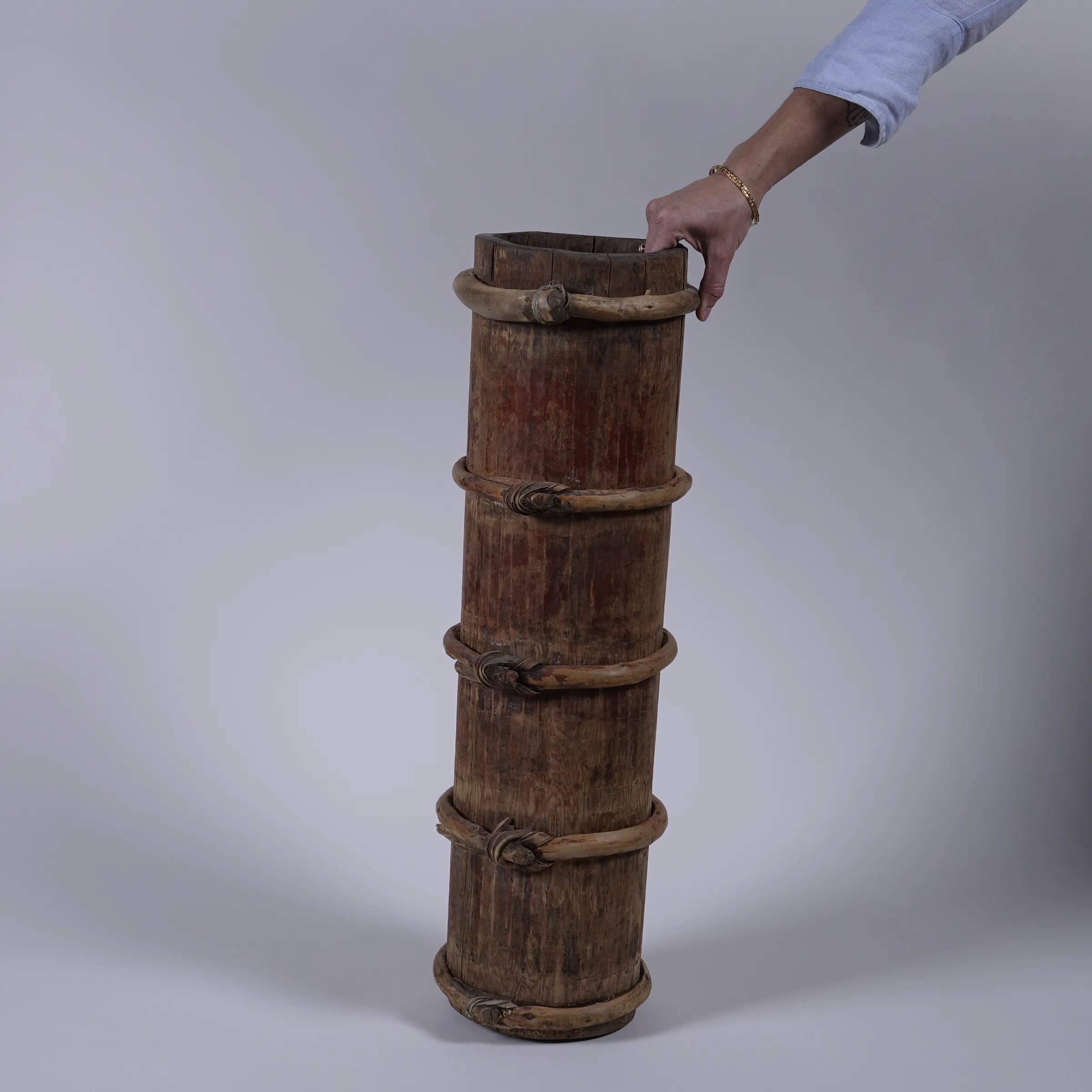 Shilou – Ancienne baratte à beurre du Tibet n°1