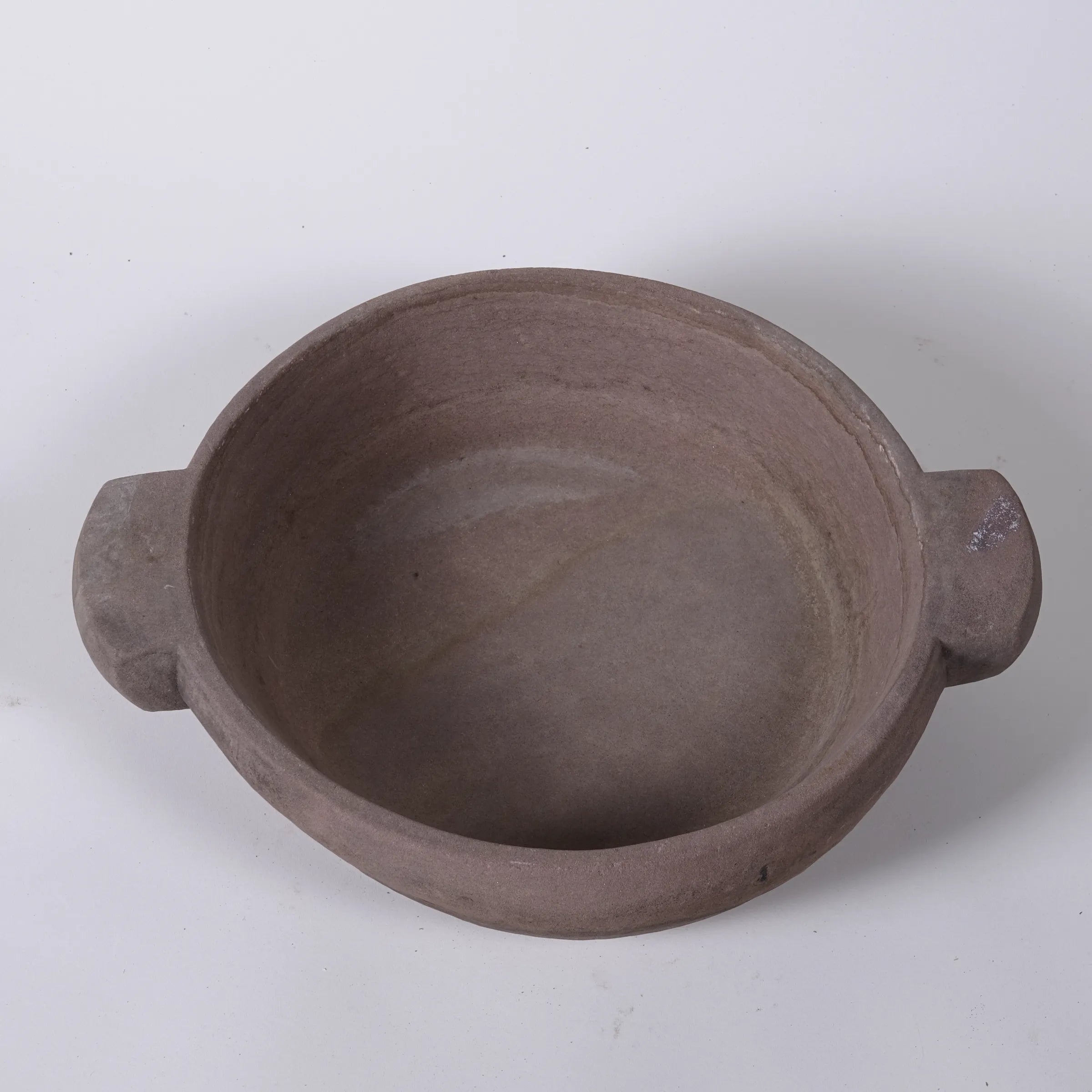 Narwa – Ancienne vasque indienne en grès rouge n°1