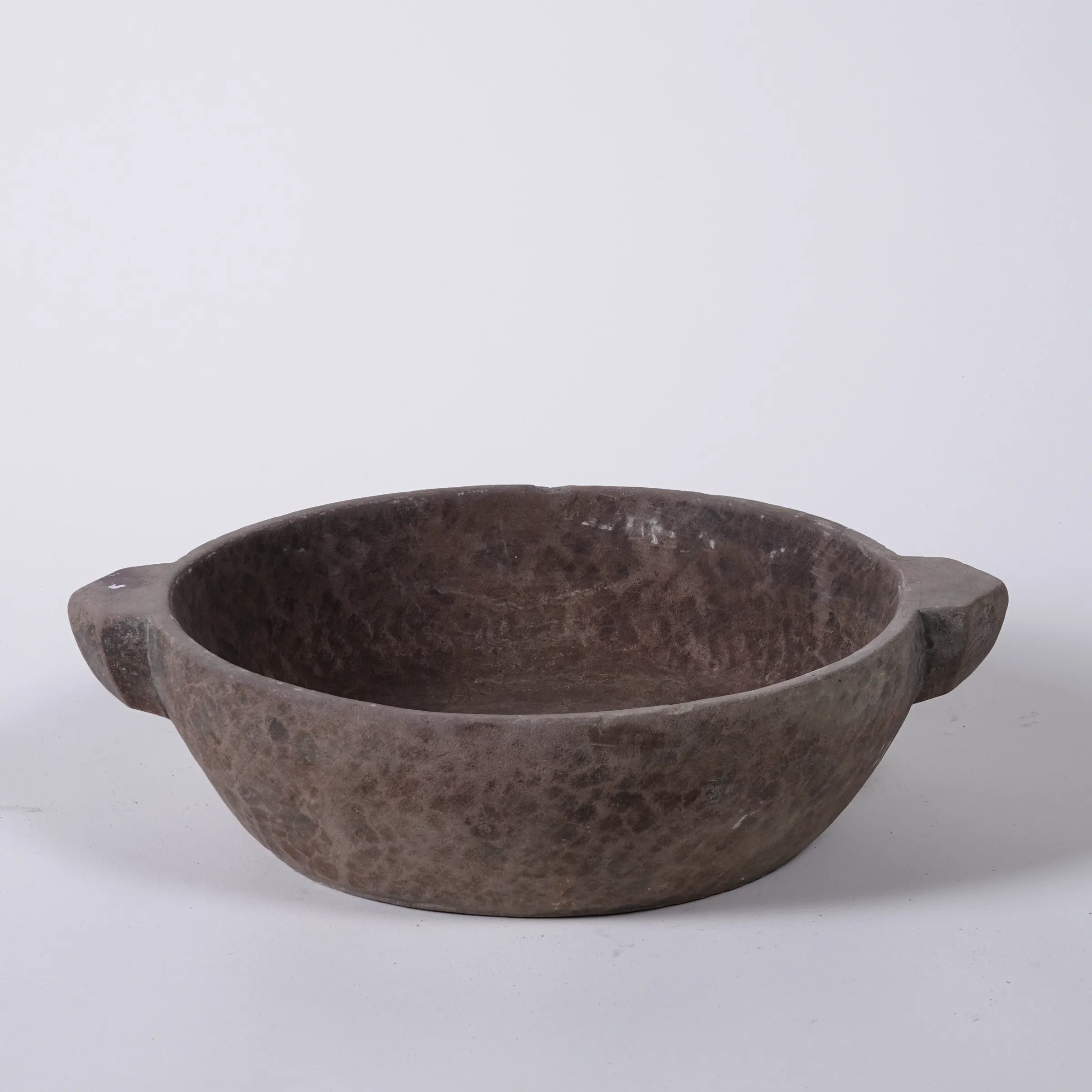 Narwa – Ancienne vasque indienne en grès rouge n°2