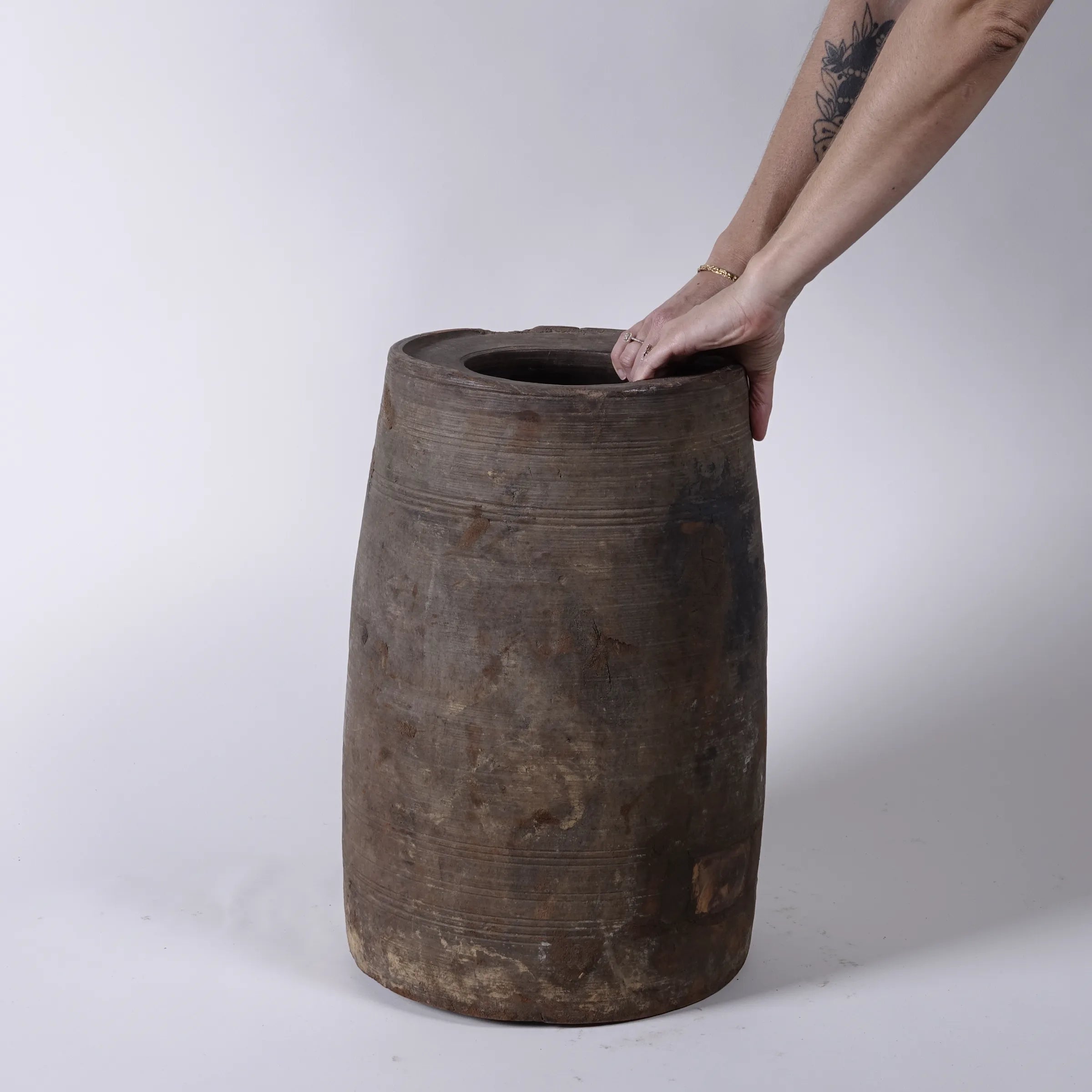 Sayla - Grand pot en bois n°10