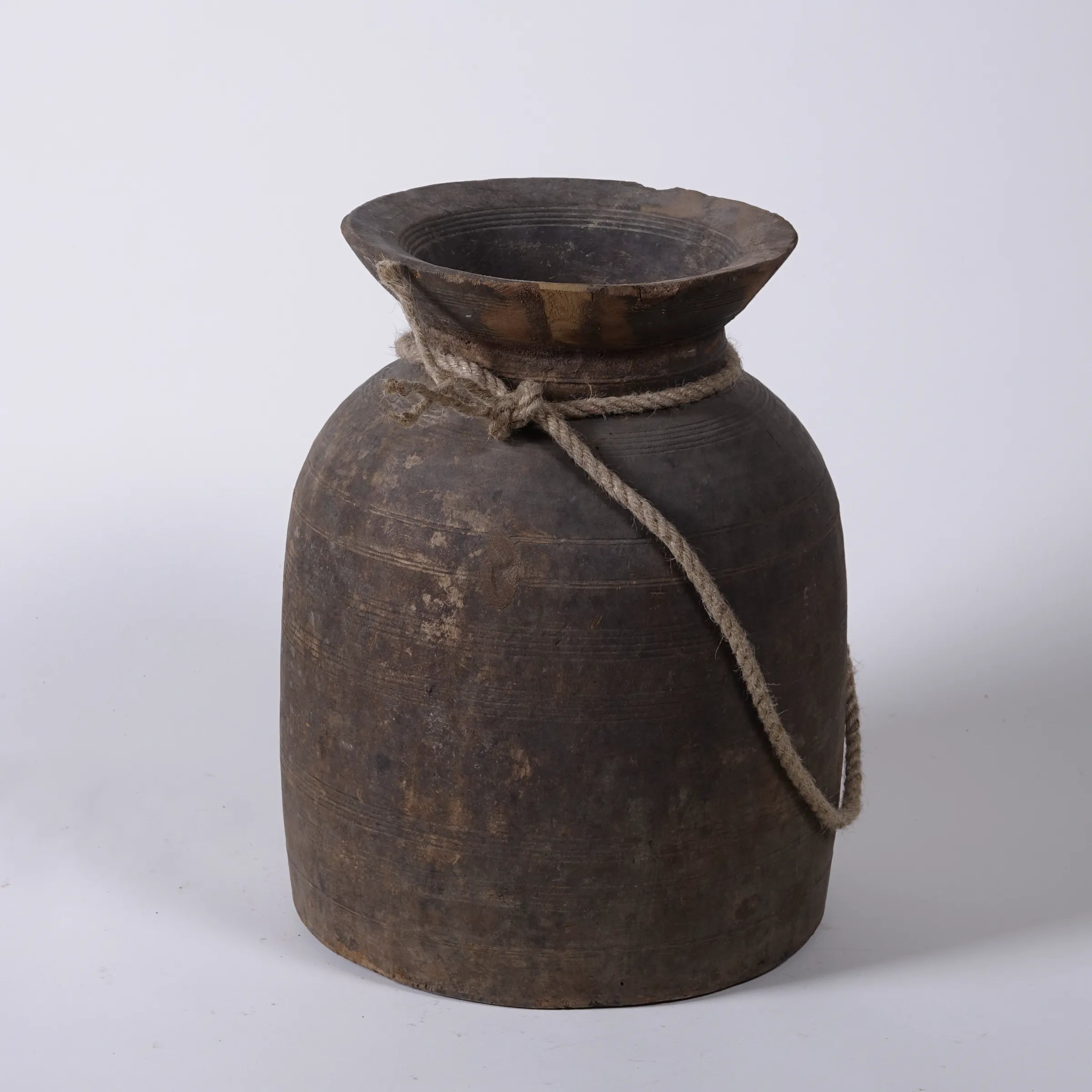 Tosh - Grand pot de l'Himachal en bois n°35