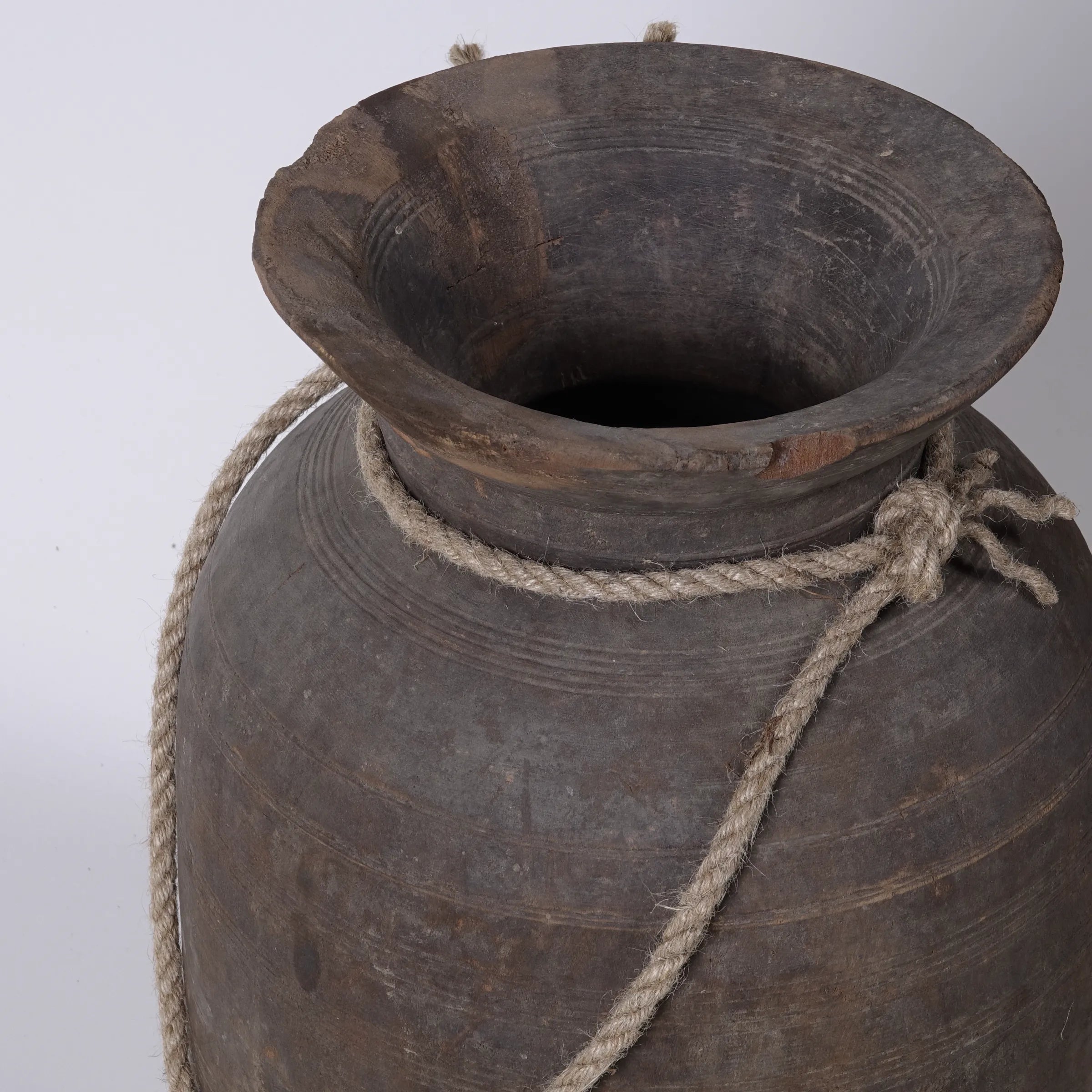 Tosh - Grand pot de l'Himachal en bois n°35