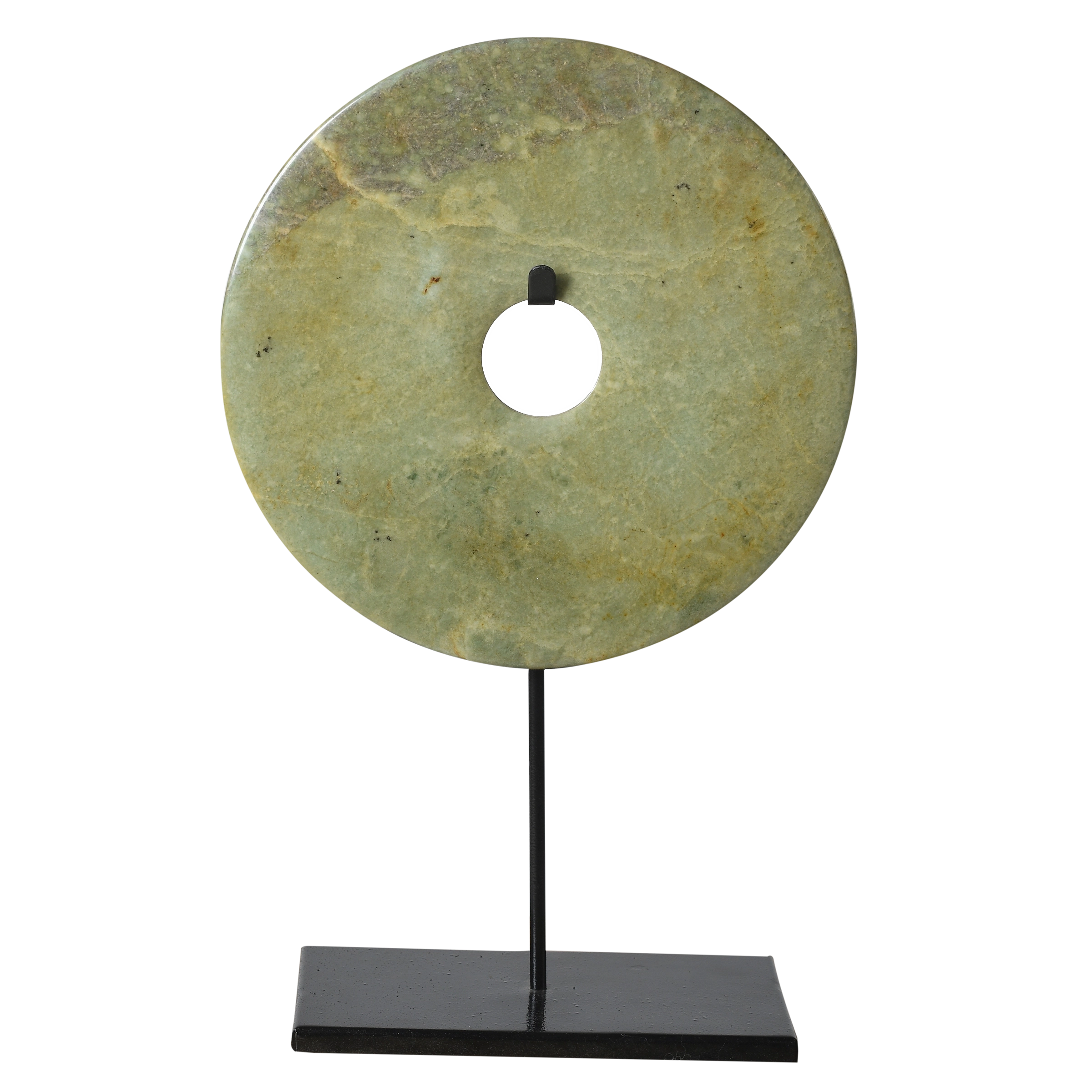 Gongli - Disque bi en pierre verte