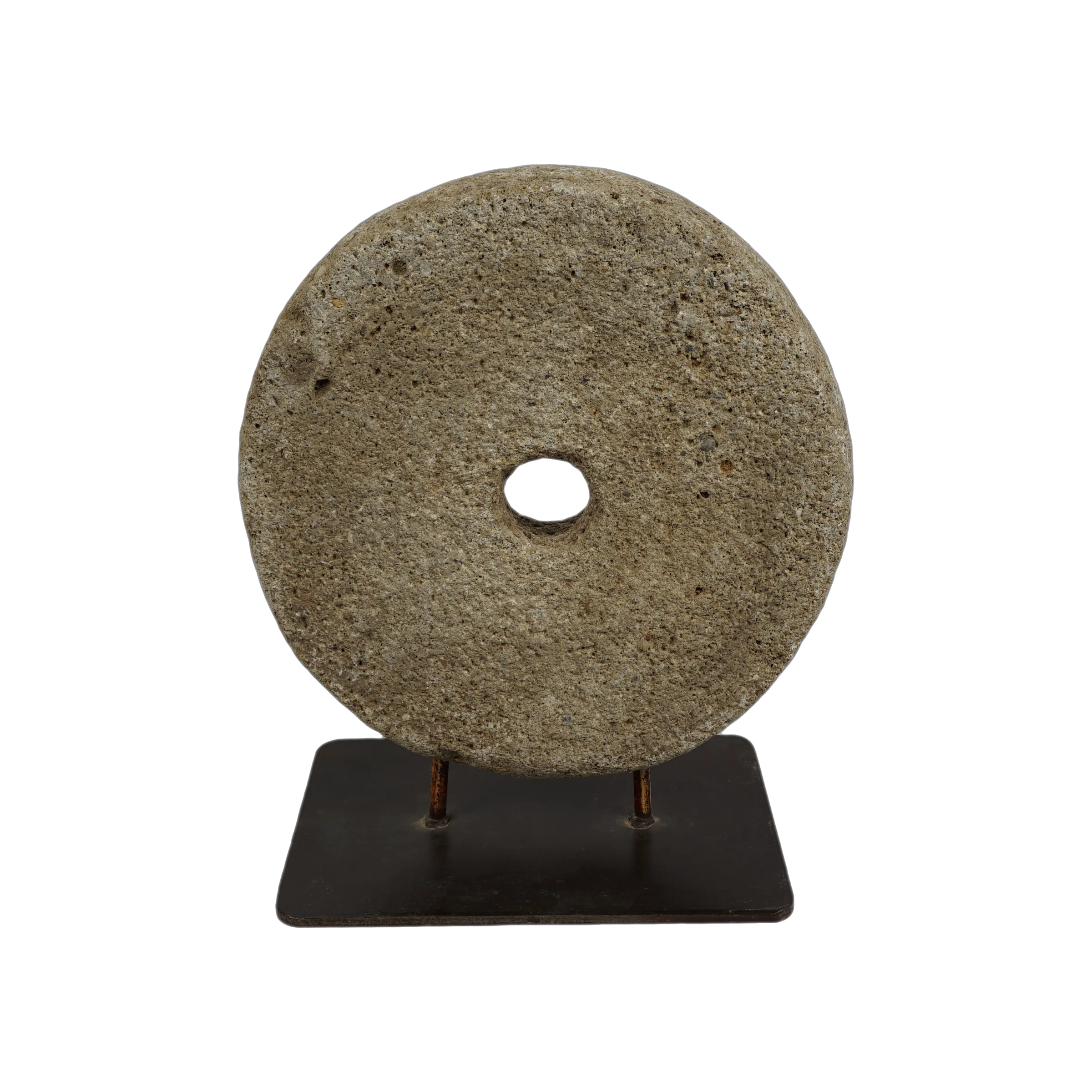 Degir - Roue en pierre sur socle n°4