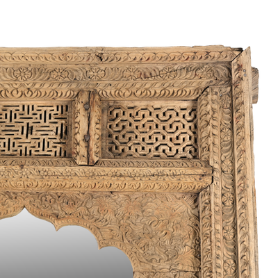 Nimbera - Carved wooden arch mirror n°3