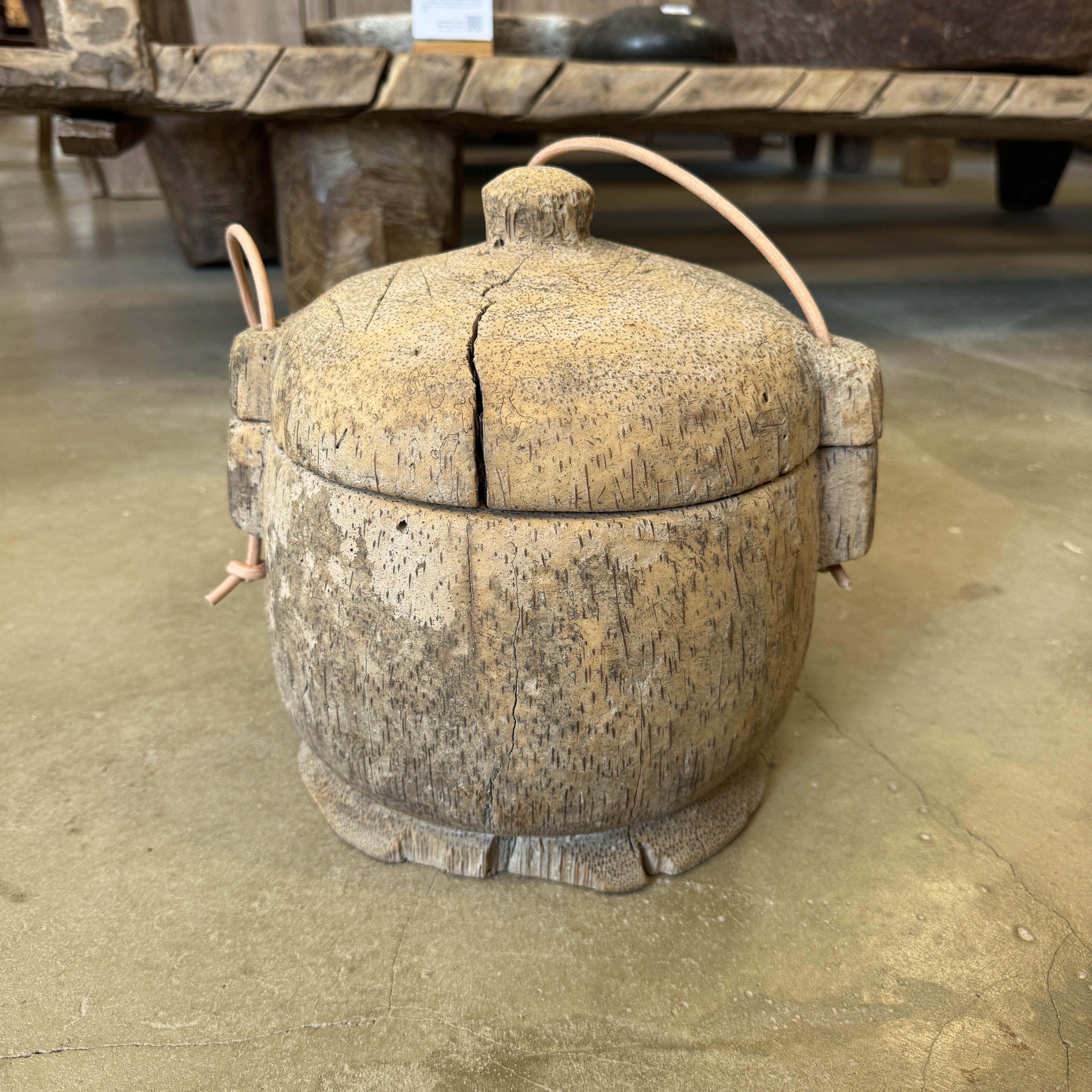 Meishan – Ancienne boîte chinoise en bambou n°2