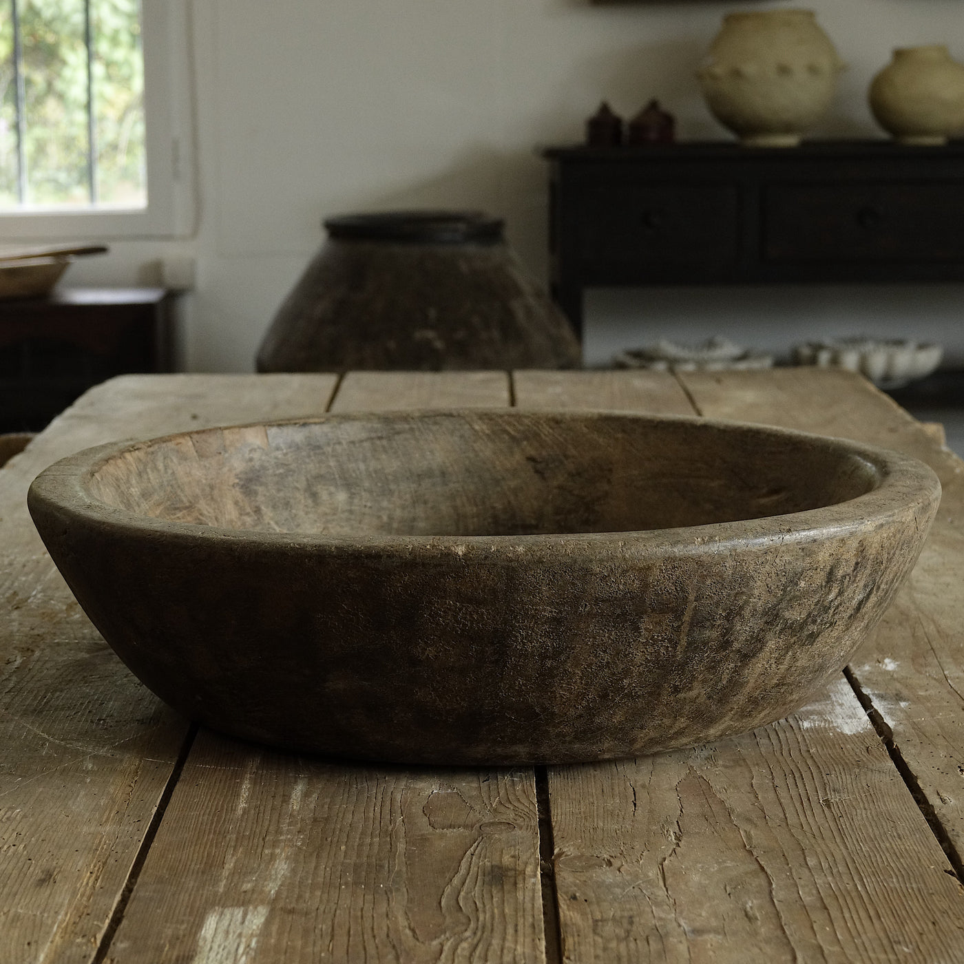 Katora - Large wooden bowl n ° 68